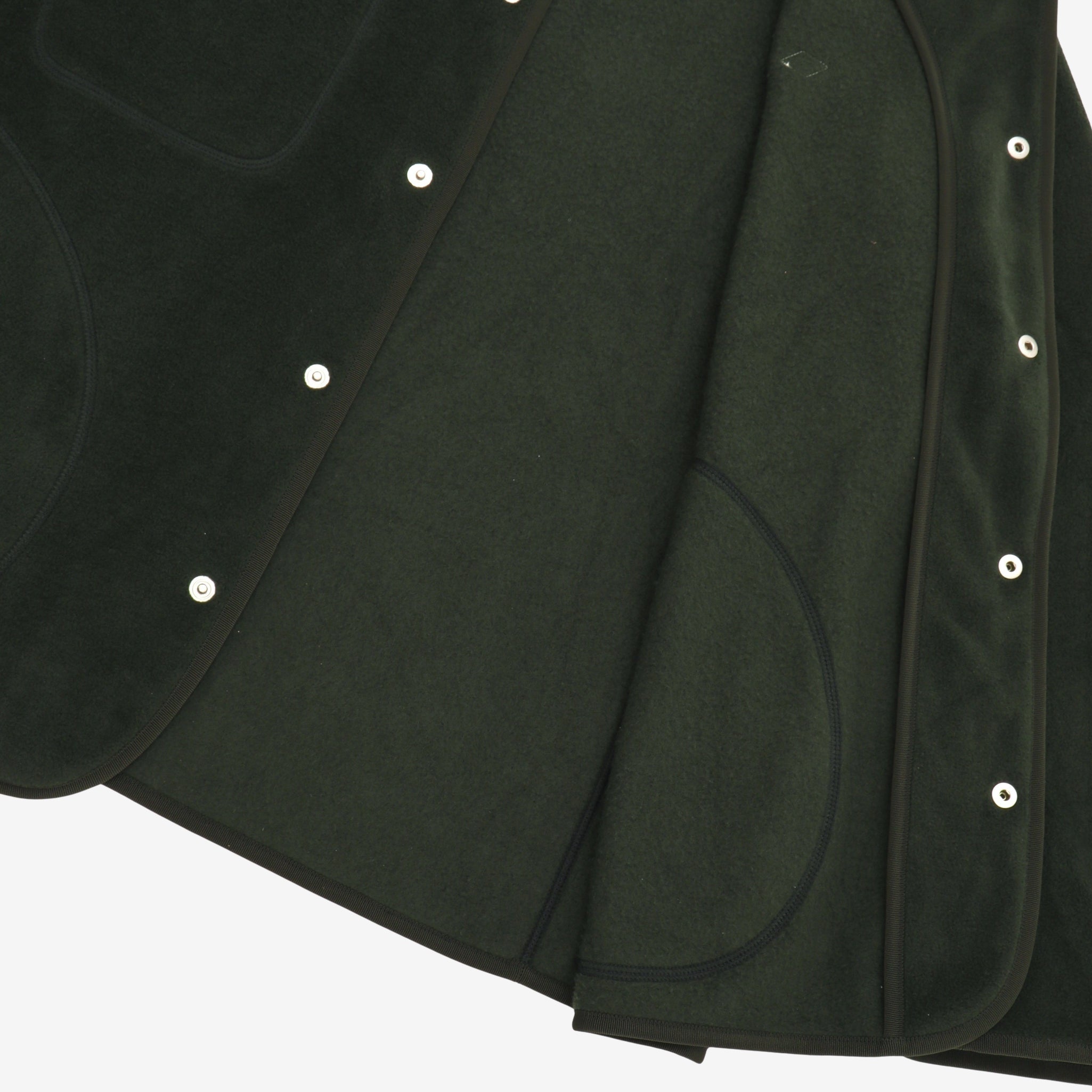 Fleece Collarless Jacket