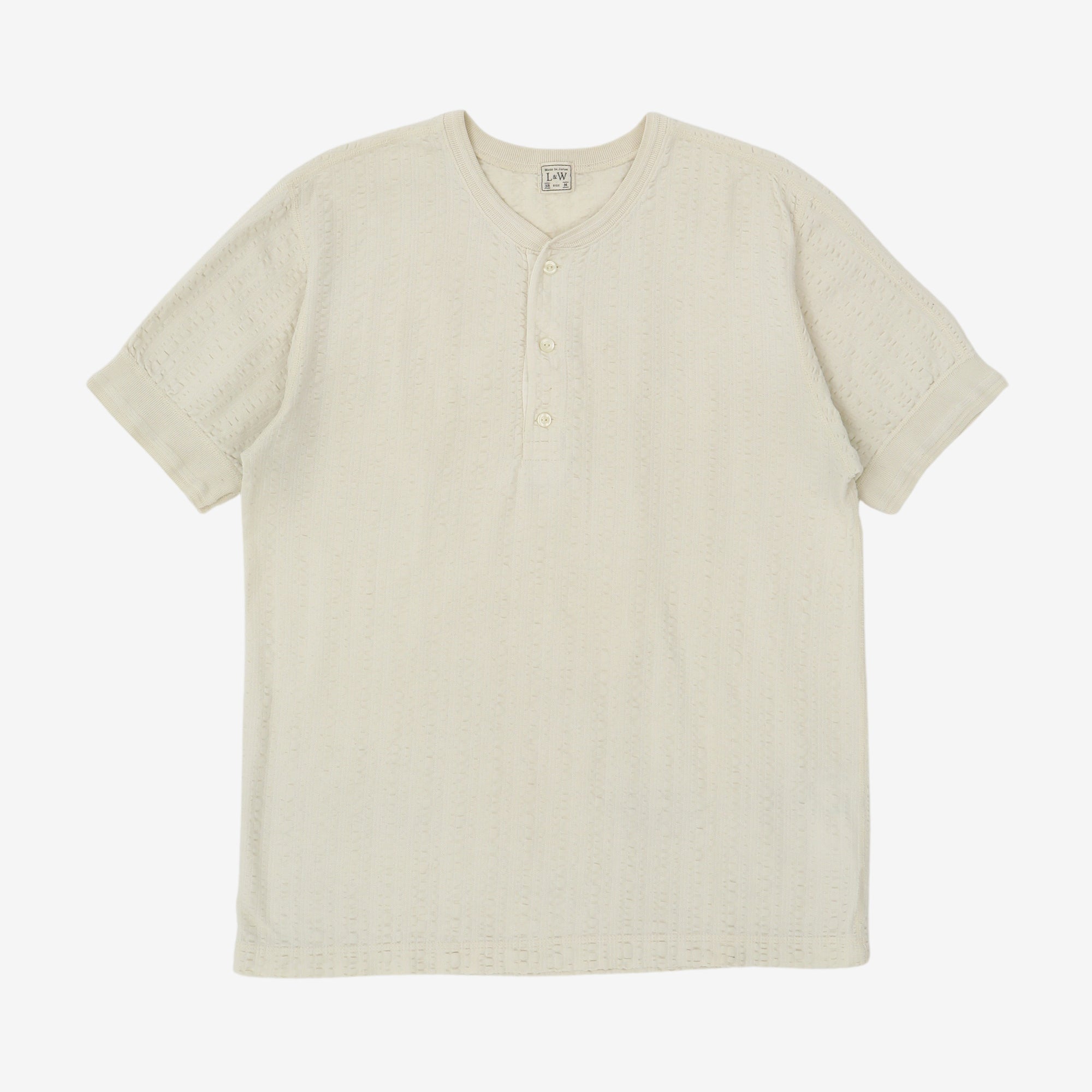 Seersucker Rib Henley