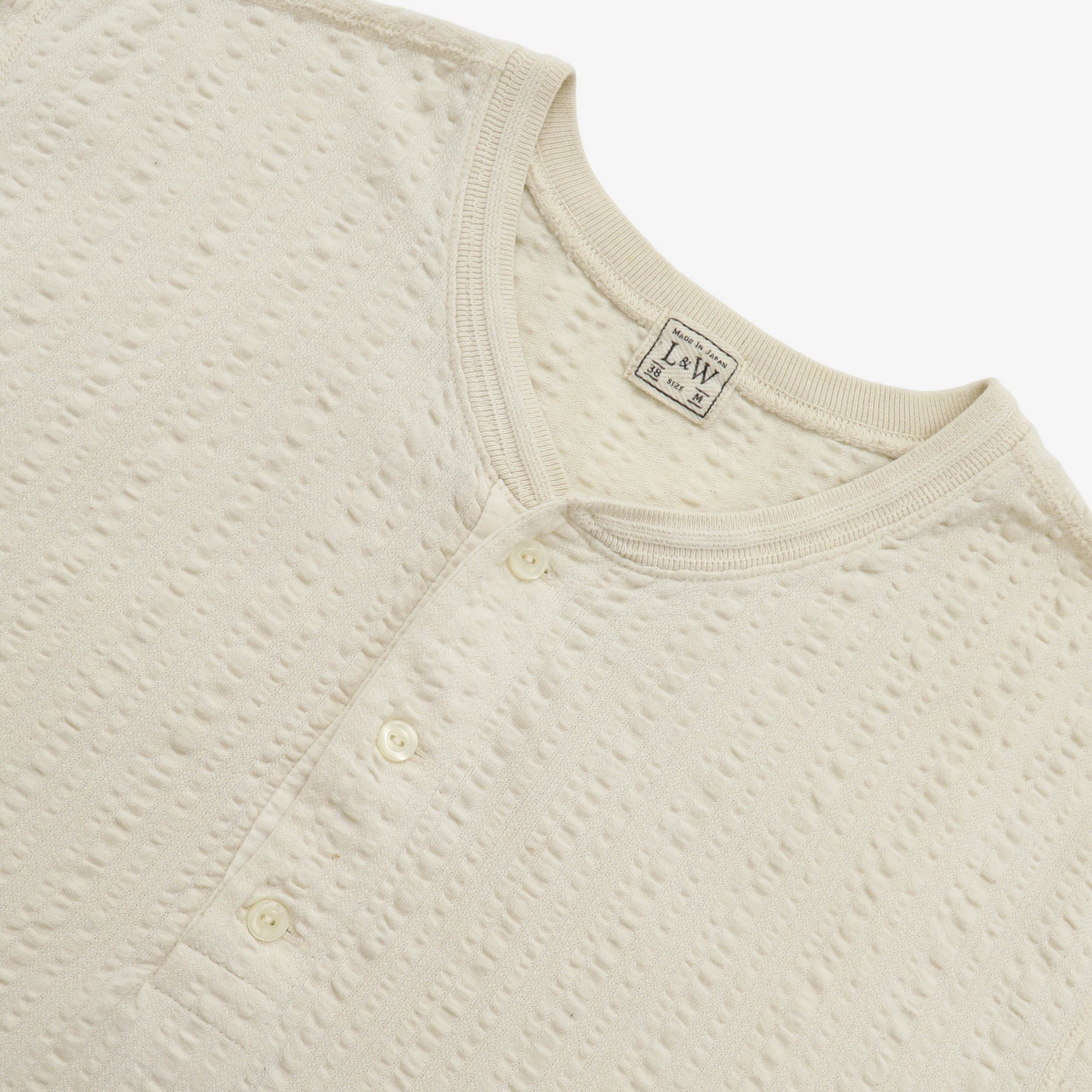 Seersucker Rib Henley