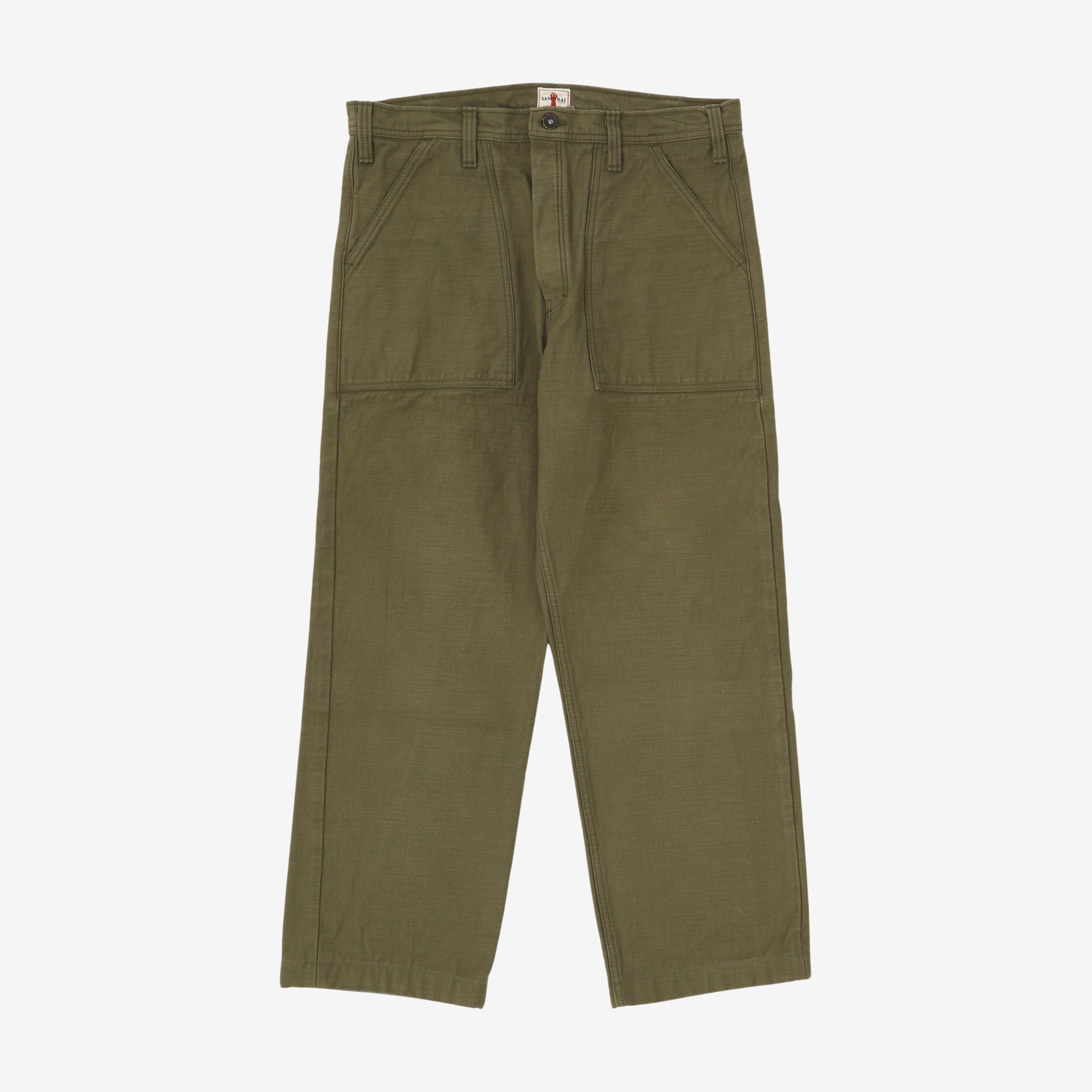 Heavy Back Satin Baker Pants (36W X 28.5L)
