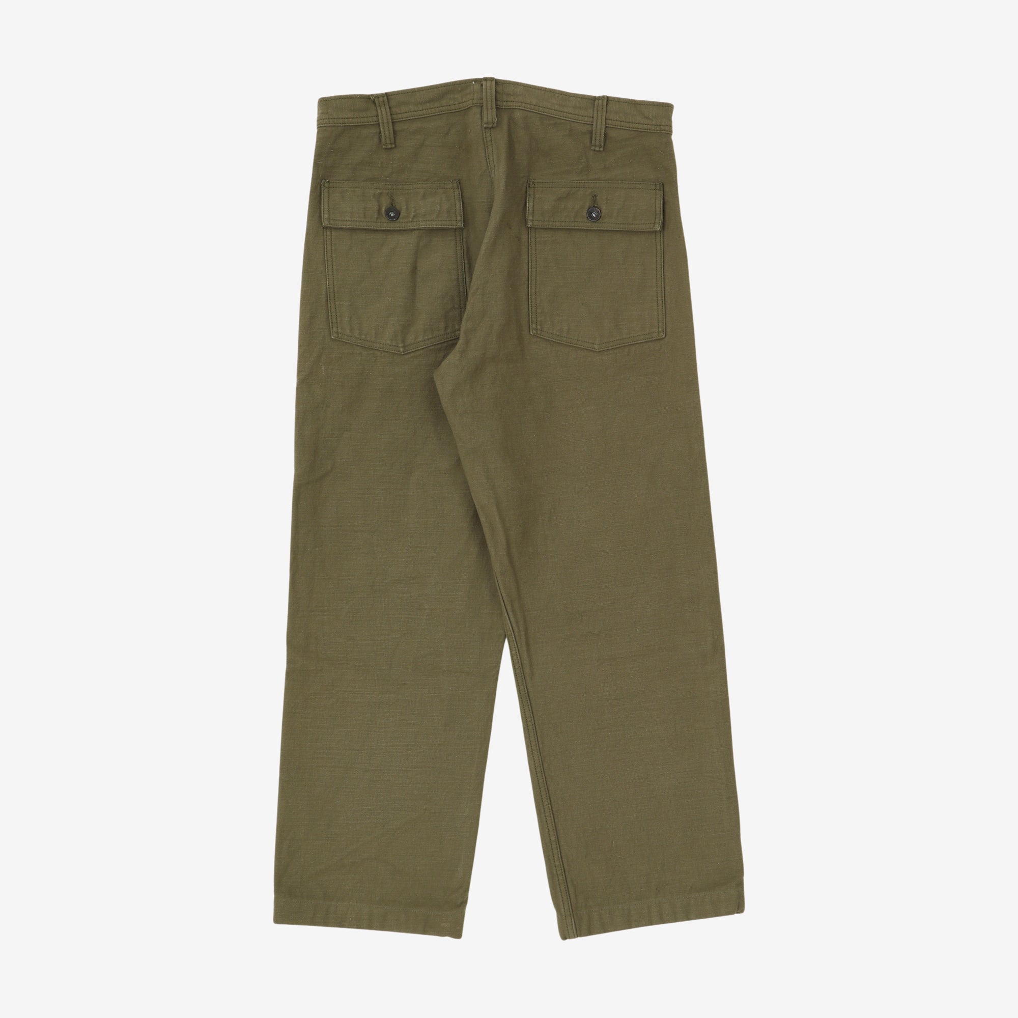 Heavy Back Satin Baker Pants (36W X 28.5L)