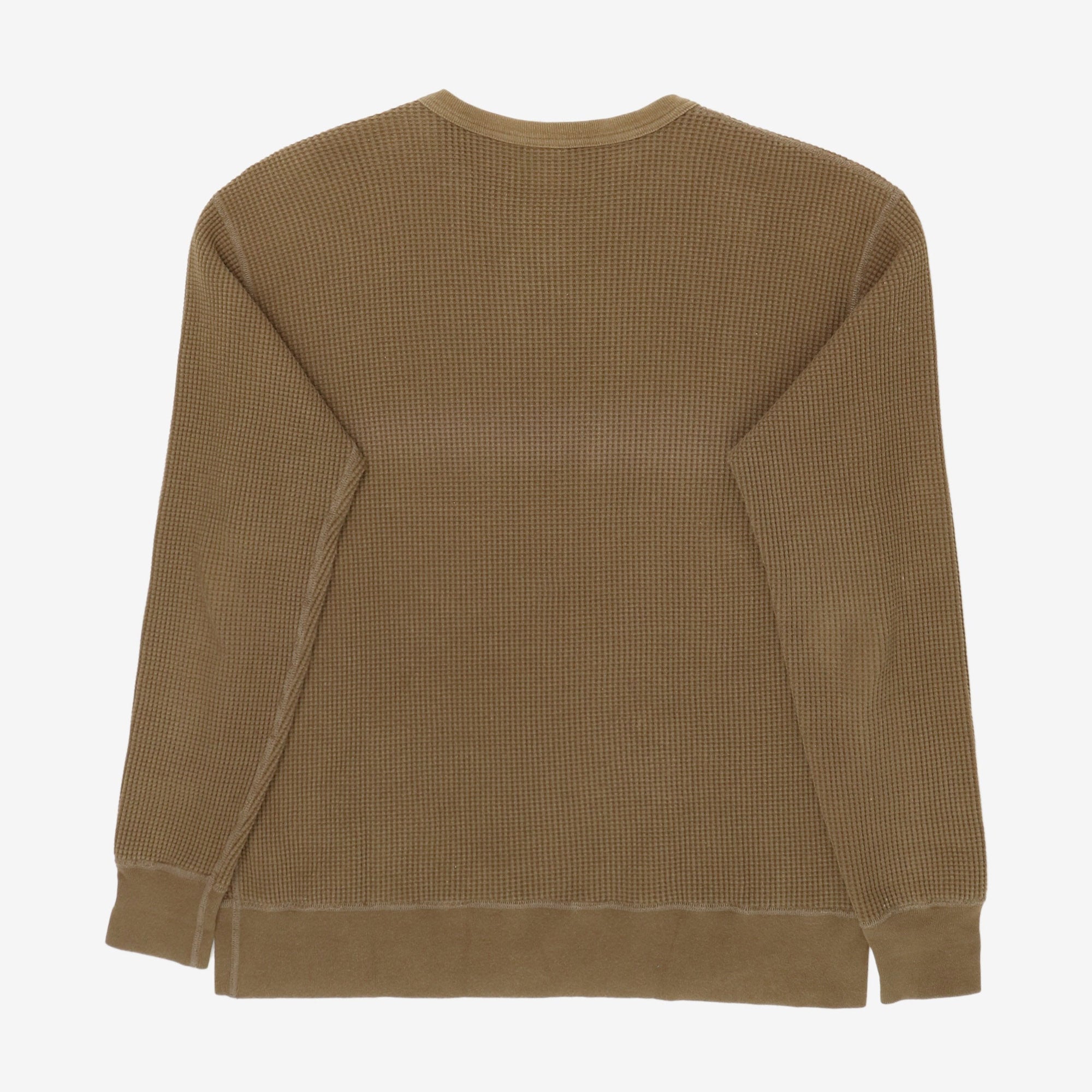 Big Waffle Thermal Sweatshirt