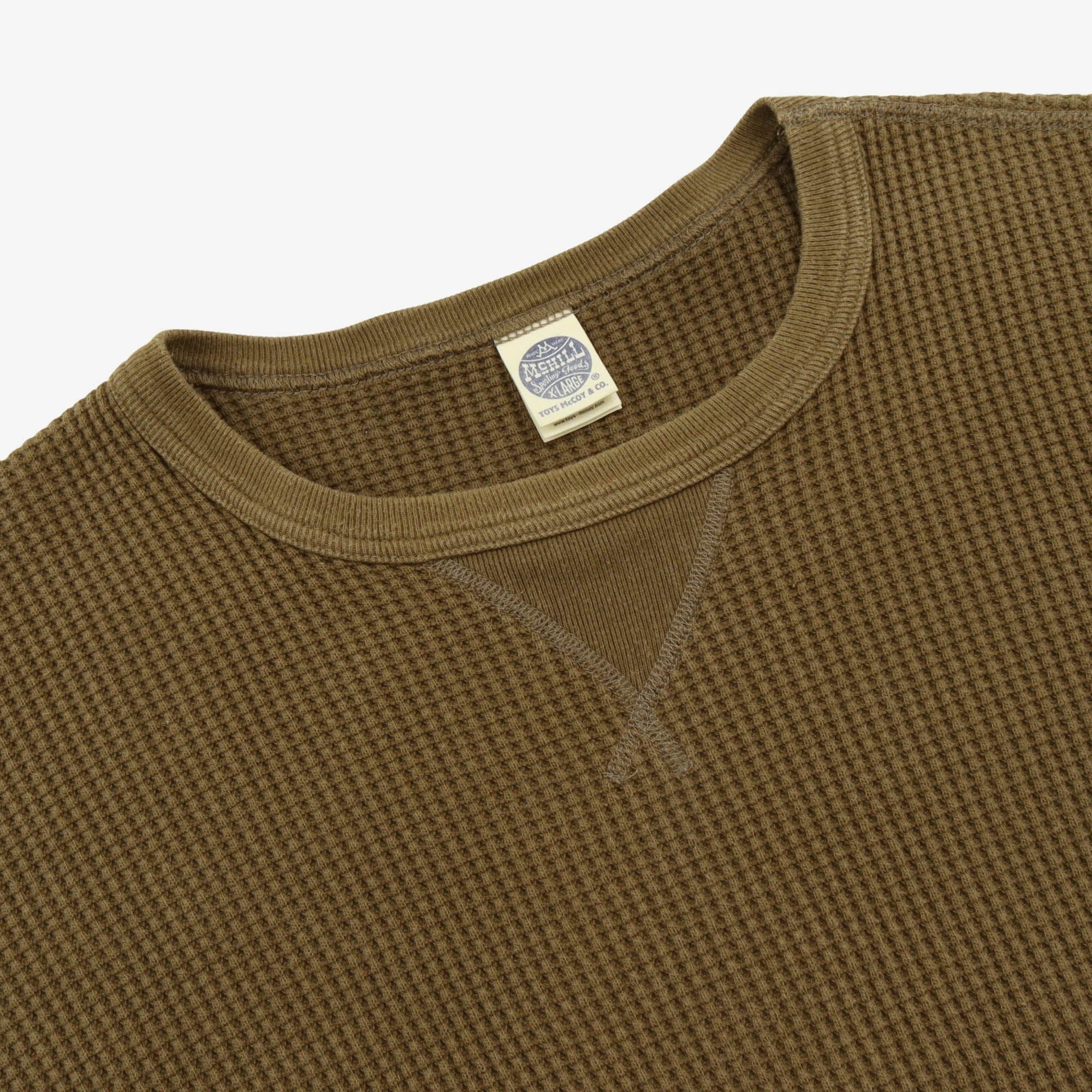 Big Waffle Thermal Sweatshirt