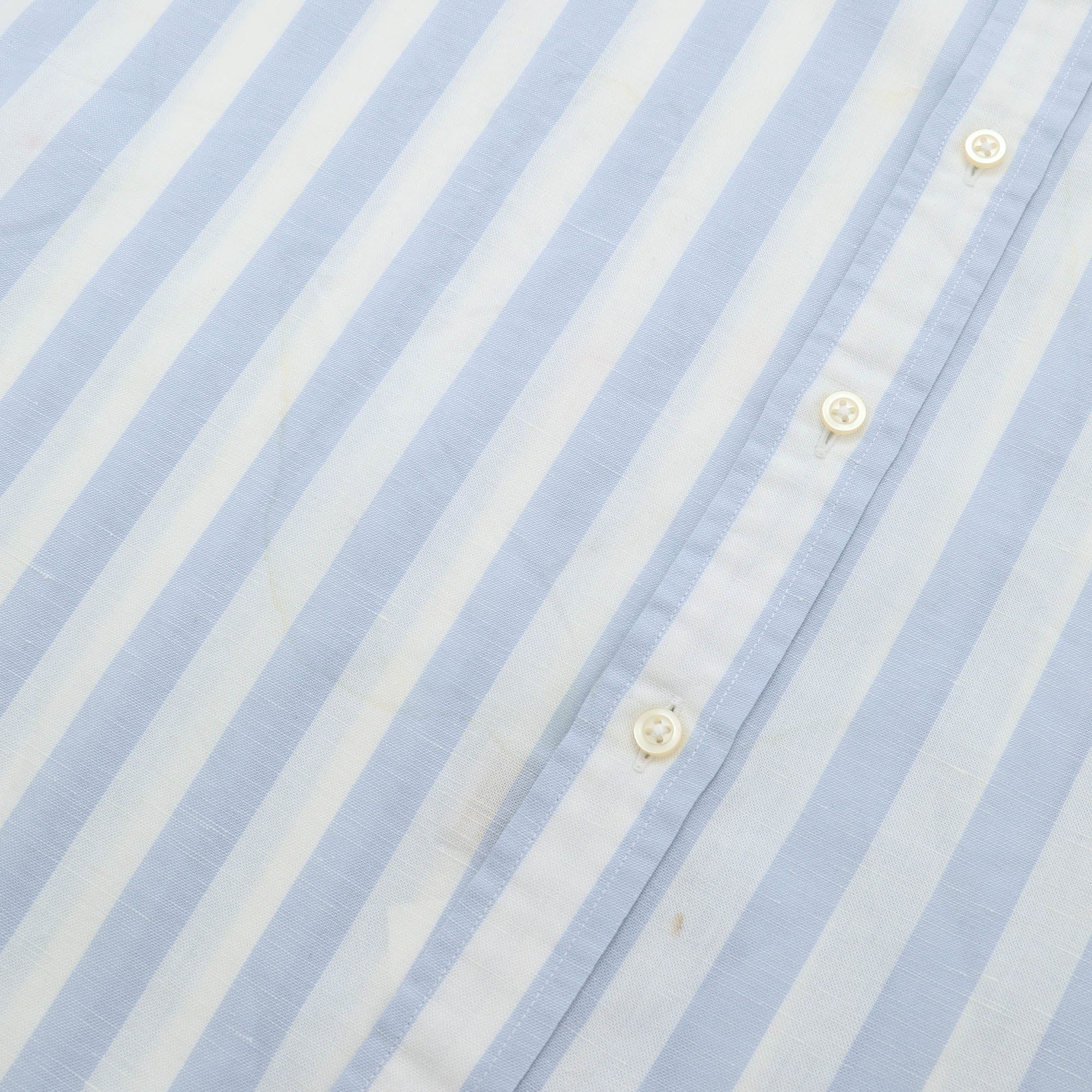 Linen Blend Striped BD Shirt