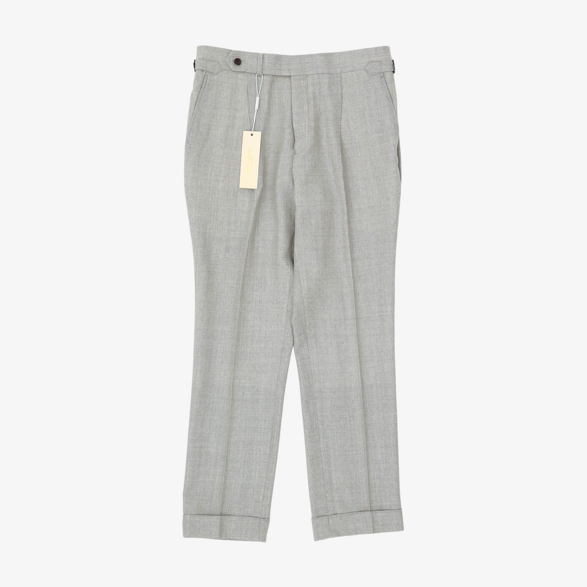 High Rise Hopsack Trousers (33W X 29L)