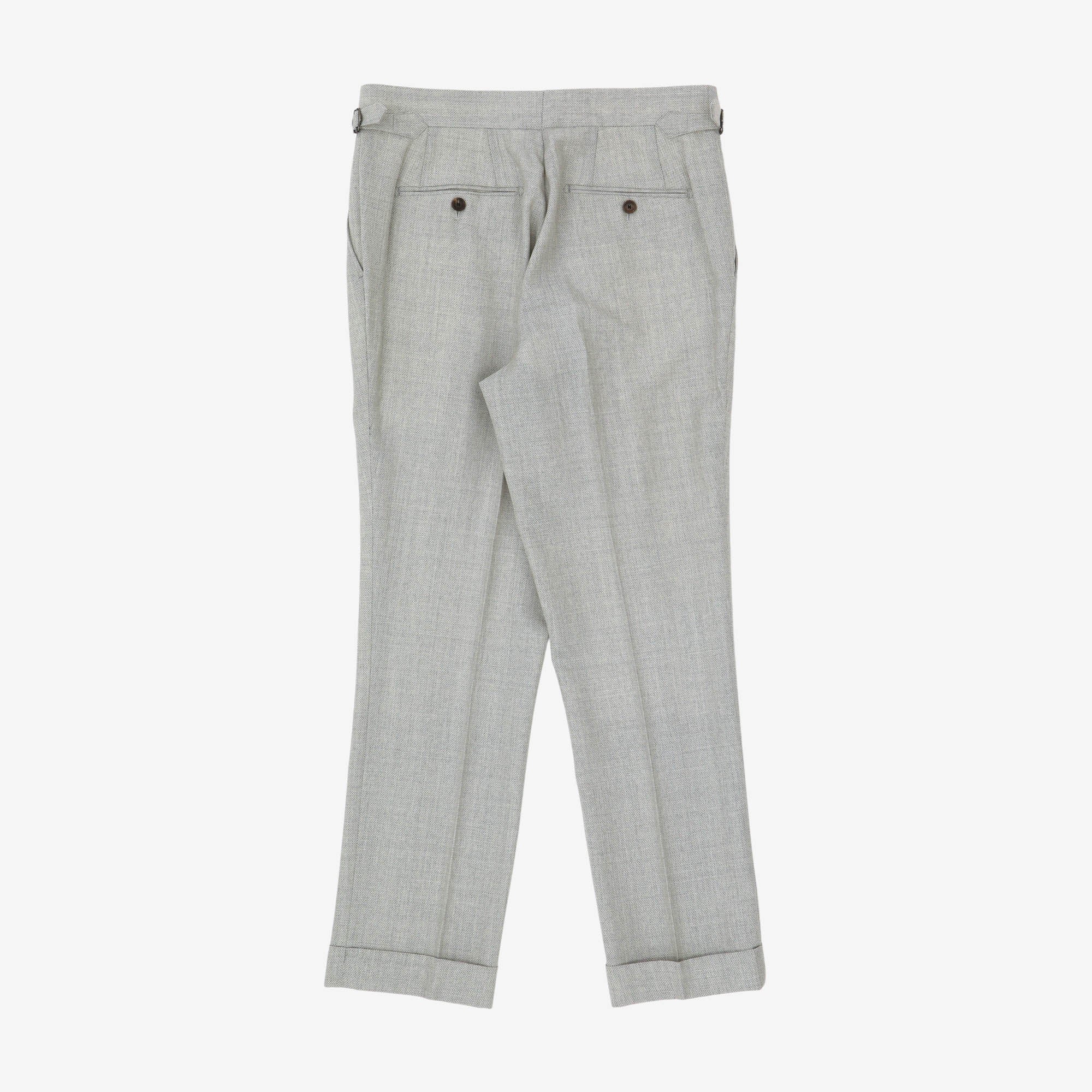 High Rise Hopsack Trousers (33W X 29L)