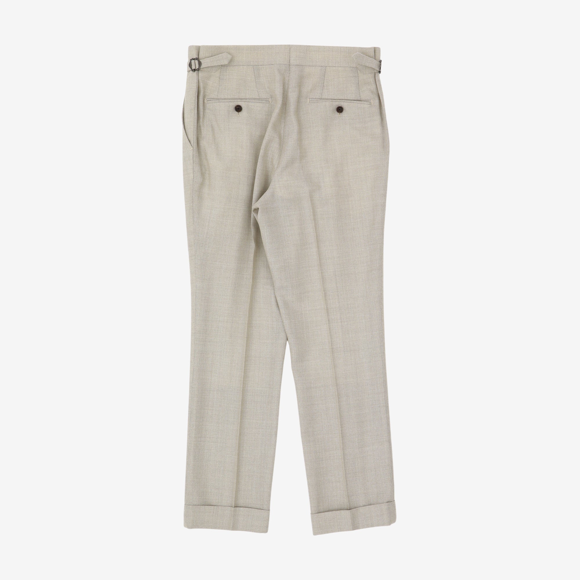 High Rise Hopsack Trousers (34W X 29L)