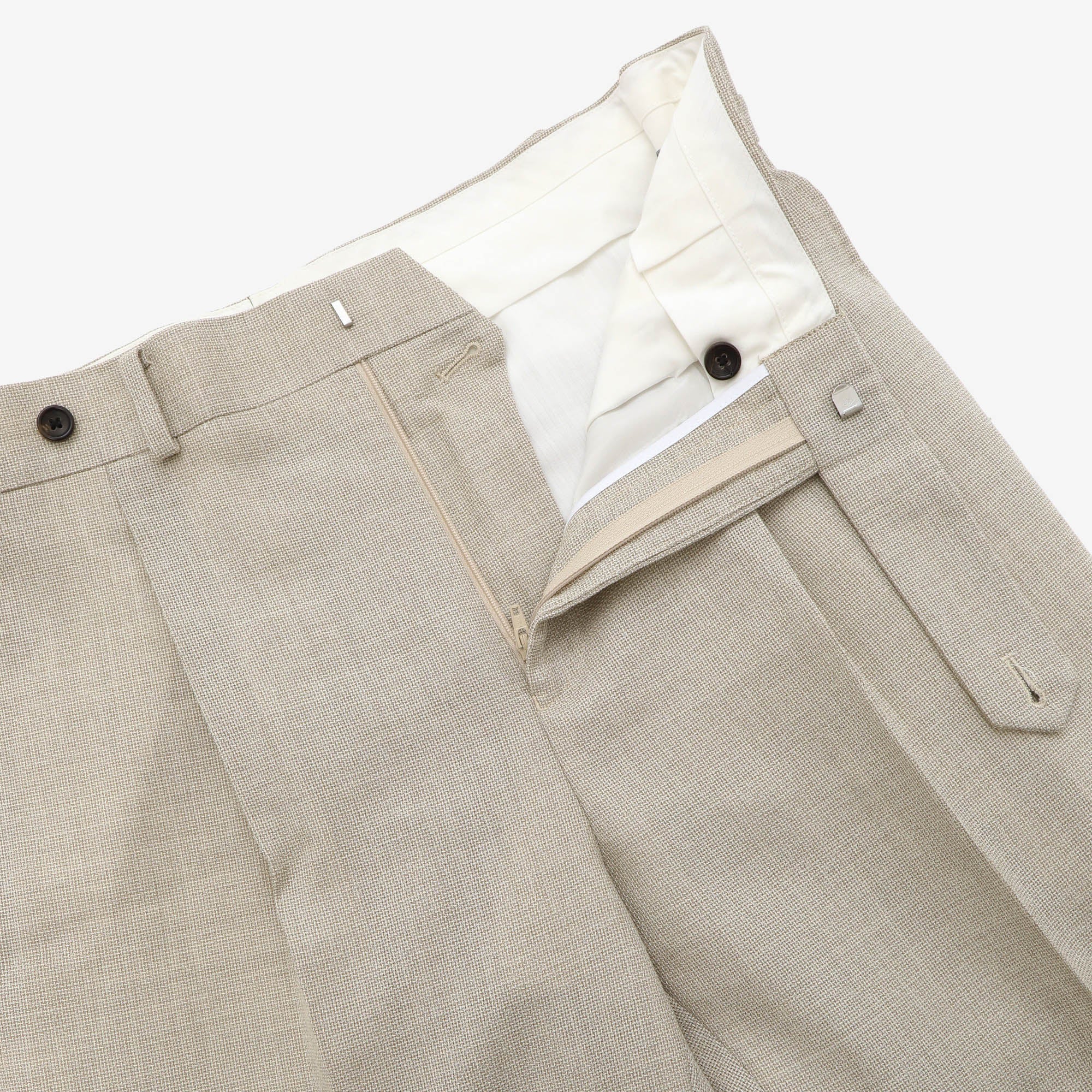 High Rise Hopsack Trousers (34W X 29L)