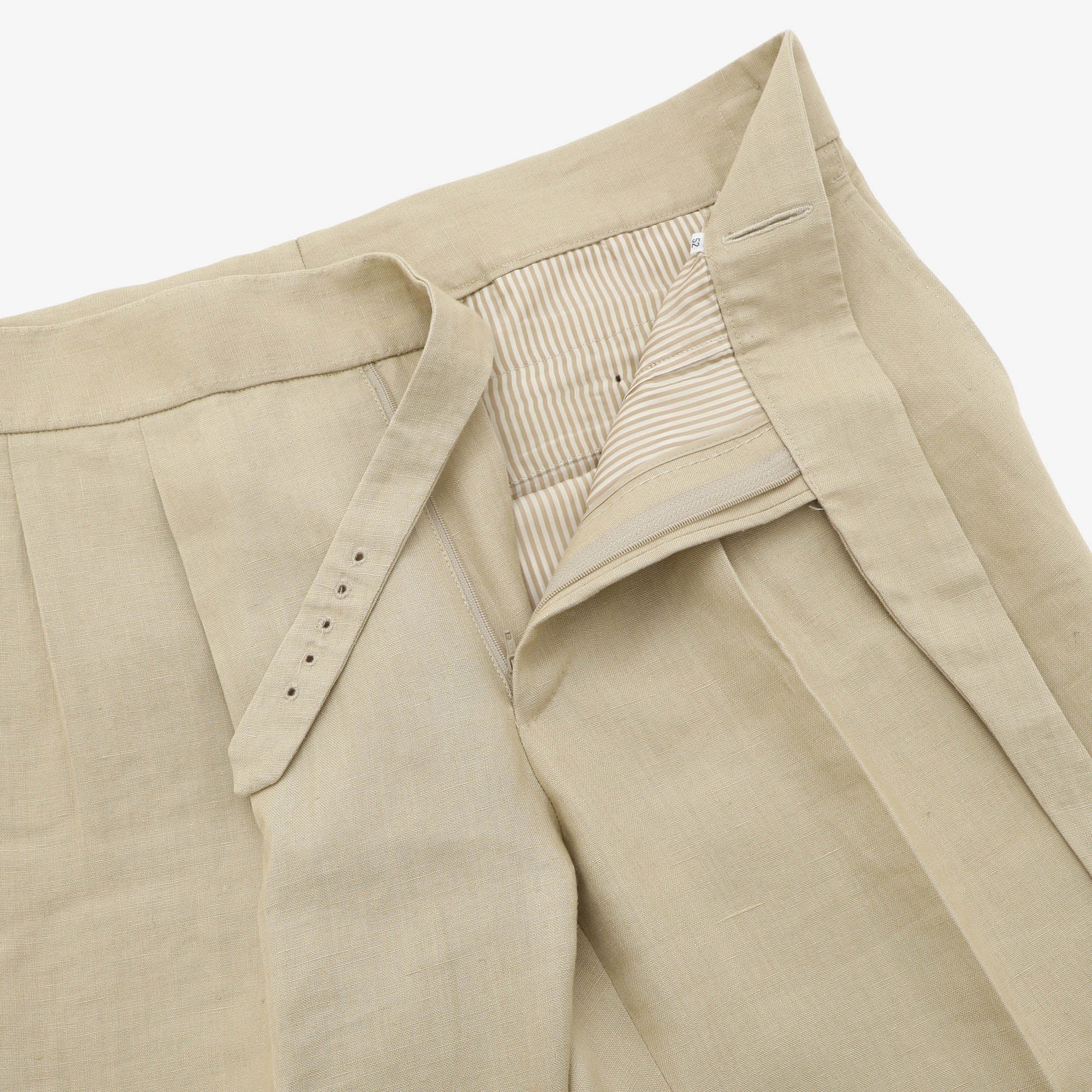 Belted Linen Trousers (35W X 30.5L)