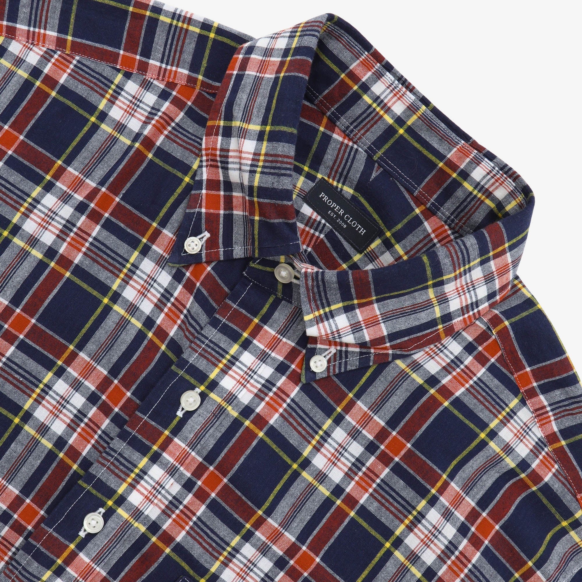 Plaid Madras BD Shirt