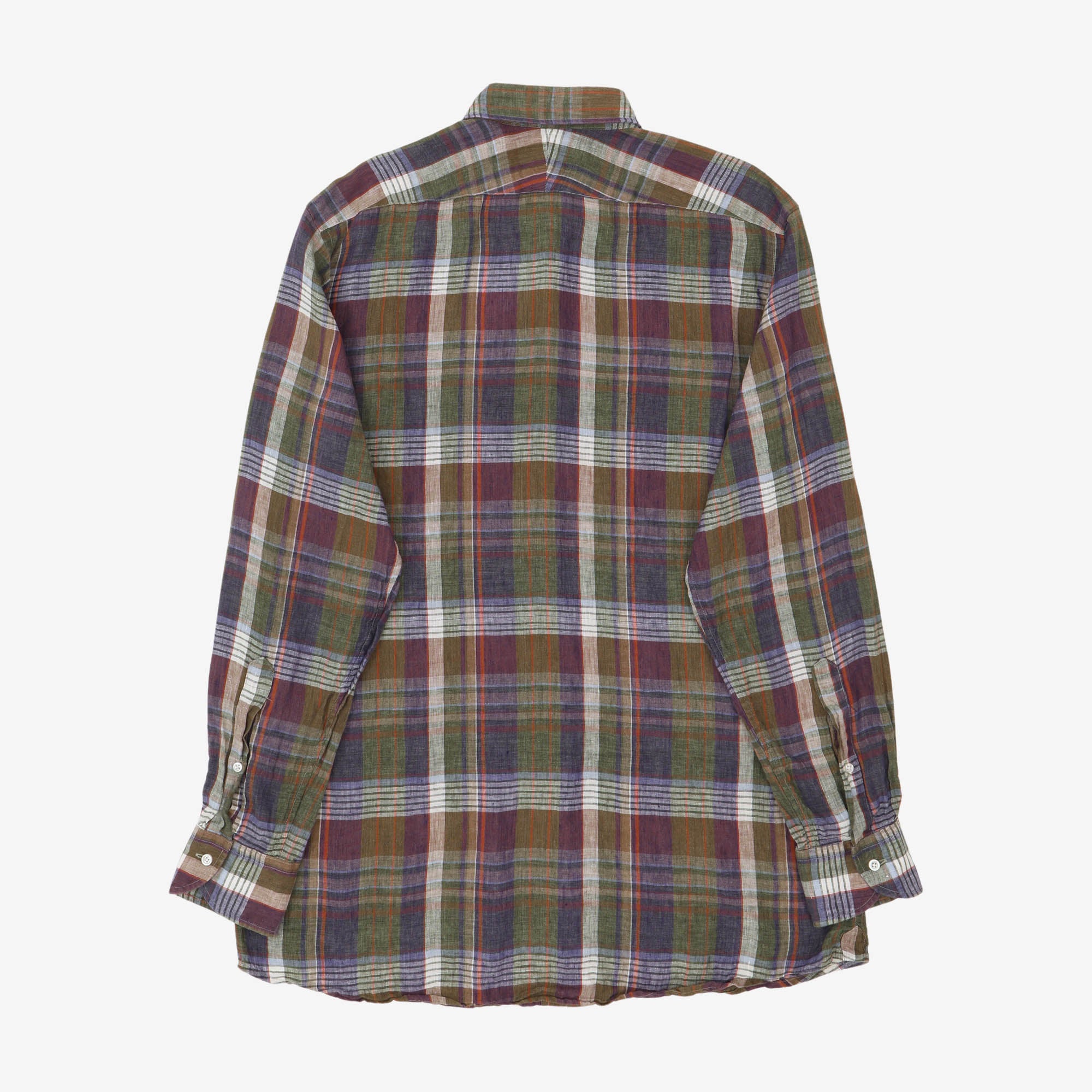 Linen Check Shirt
