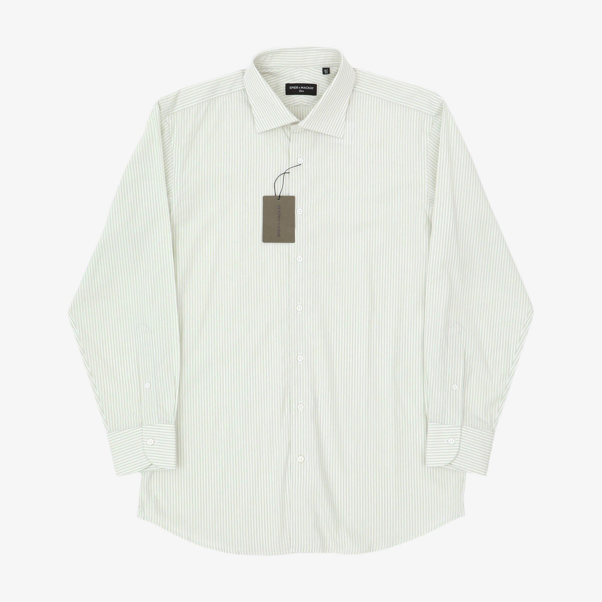Slim Fit BD Striped Lightweight Oxford