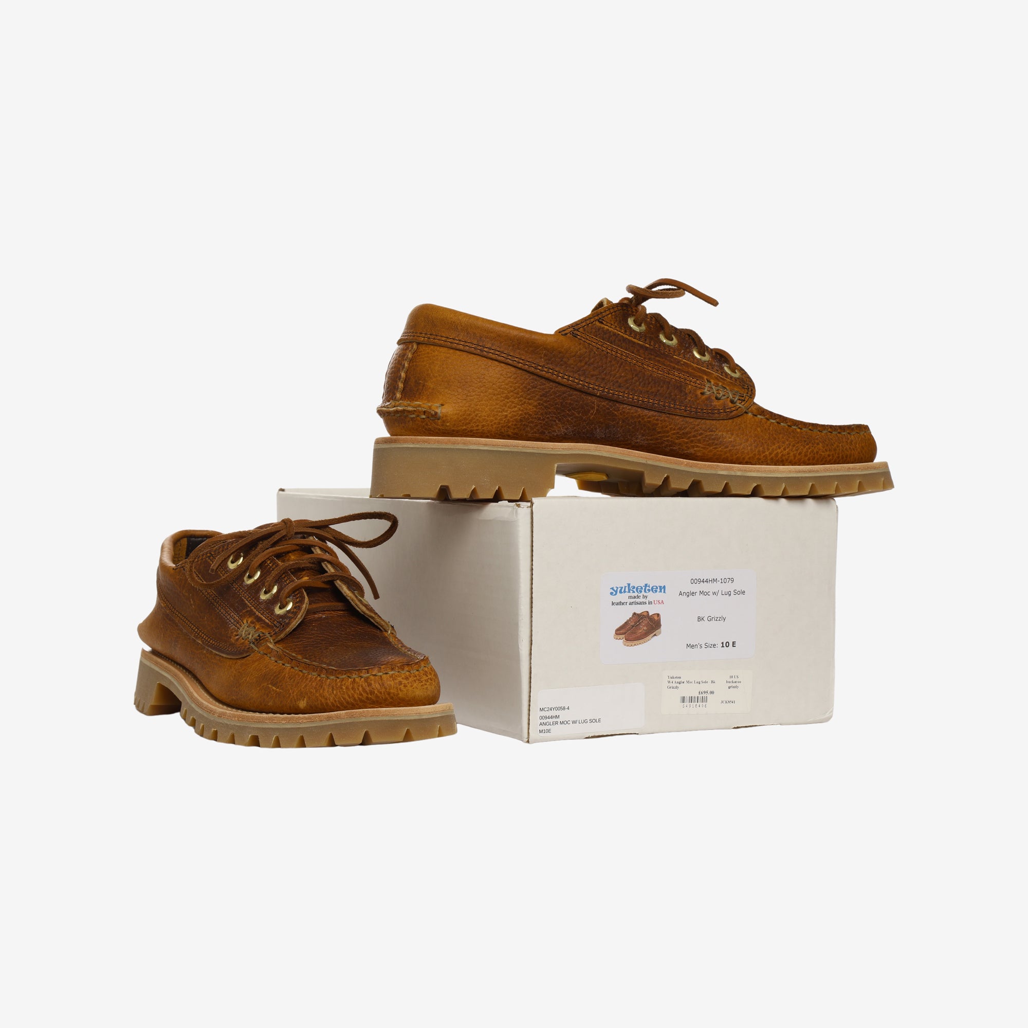 Angler Moc w/Lug Sole BK Grizzly