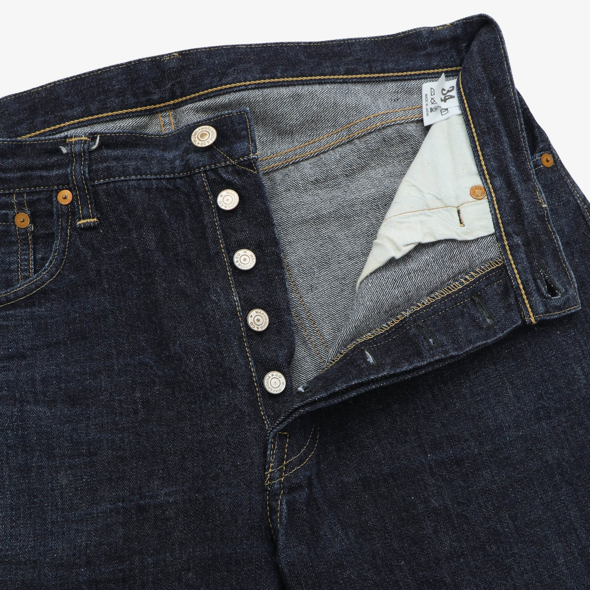 Lot 1001XX Selvedge Denim (34W X 28L)