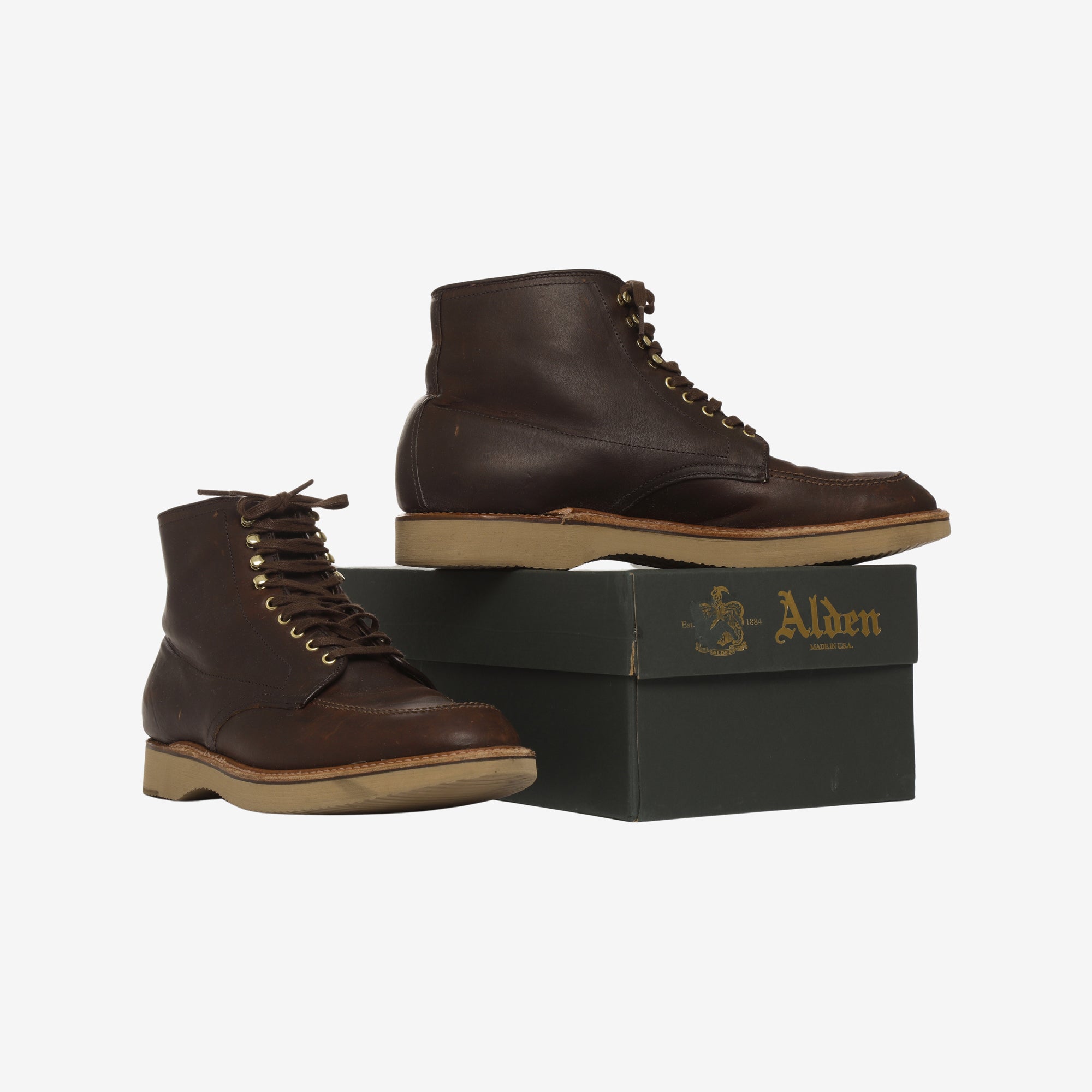 D1982 H Lombard Moc-Toe Boots