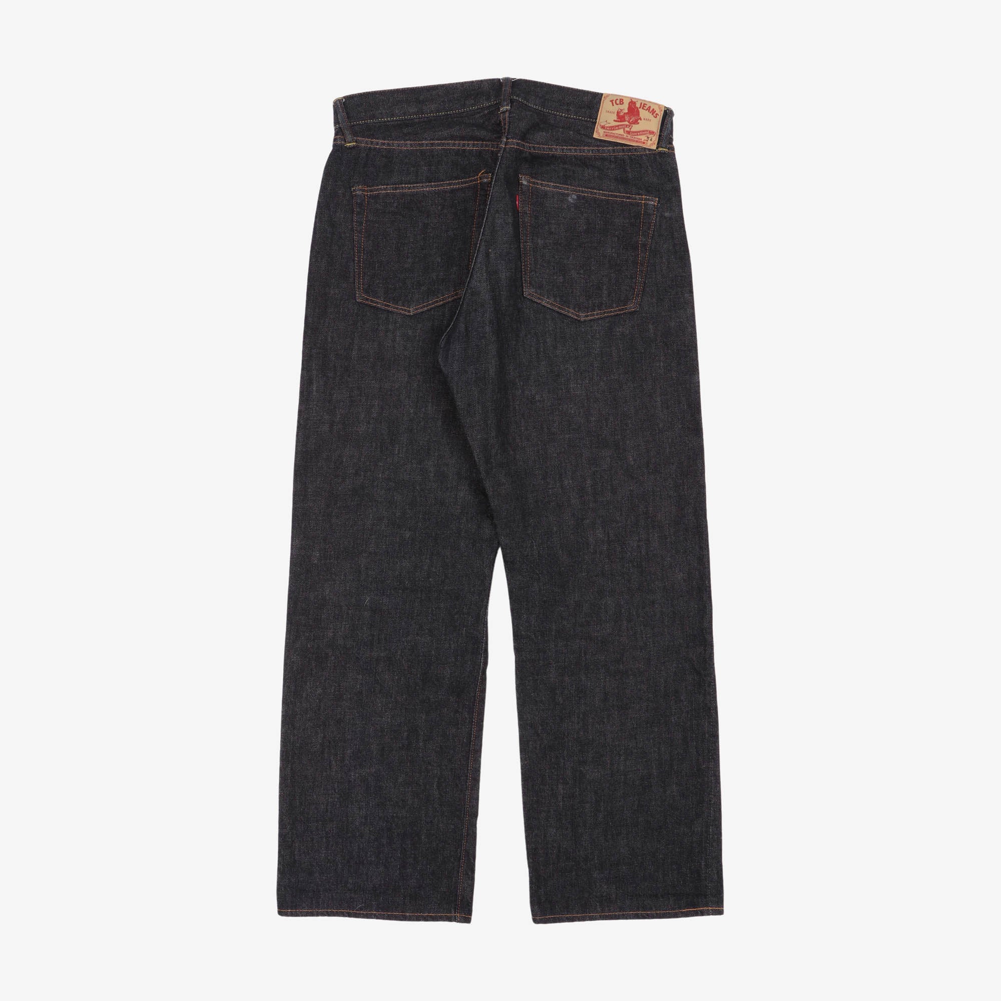 50s Raw Selvedge Denim (34W X 29L)