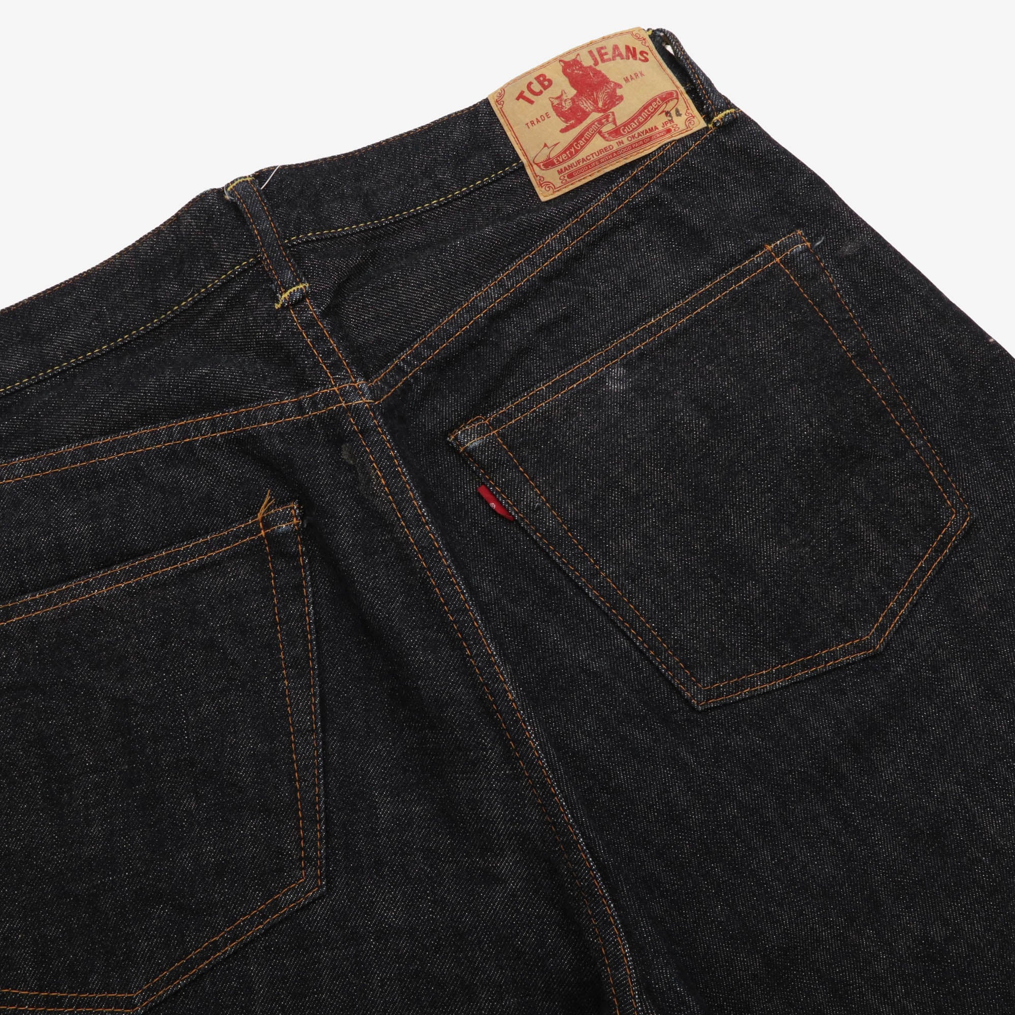 50s Raw Selvedge Denim (34W X 29L)