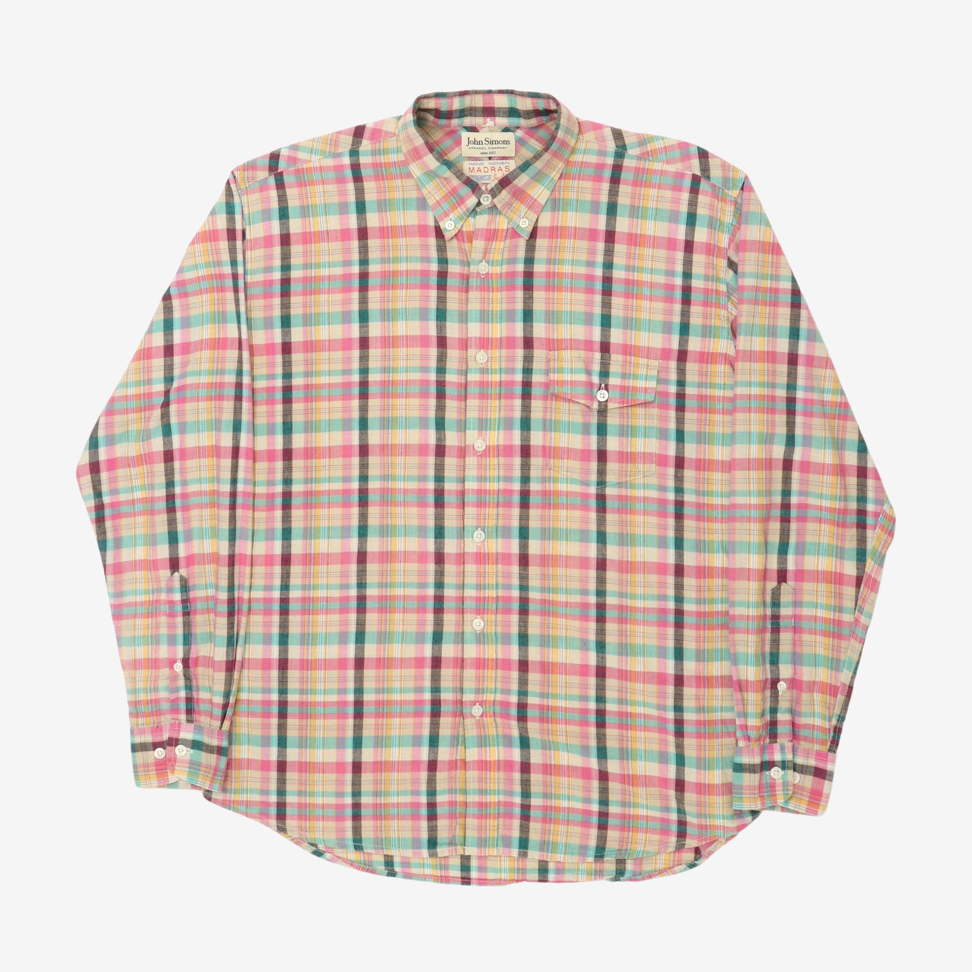 BD Madras Check Work Shirt