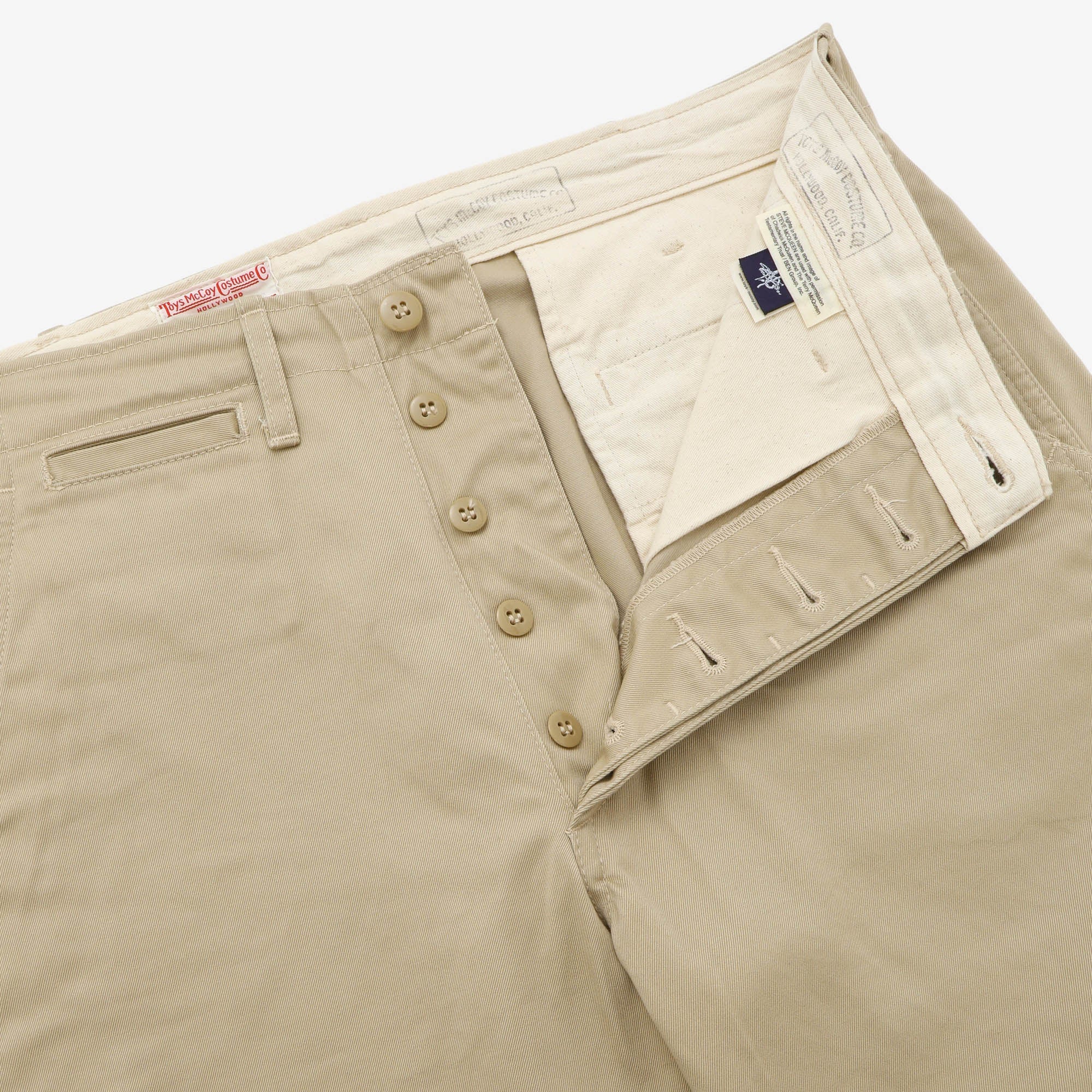 V Hilts Steve McQueen Chinos (34W X 26.5L)
