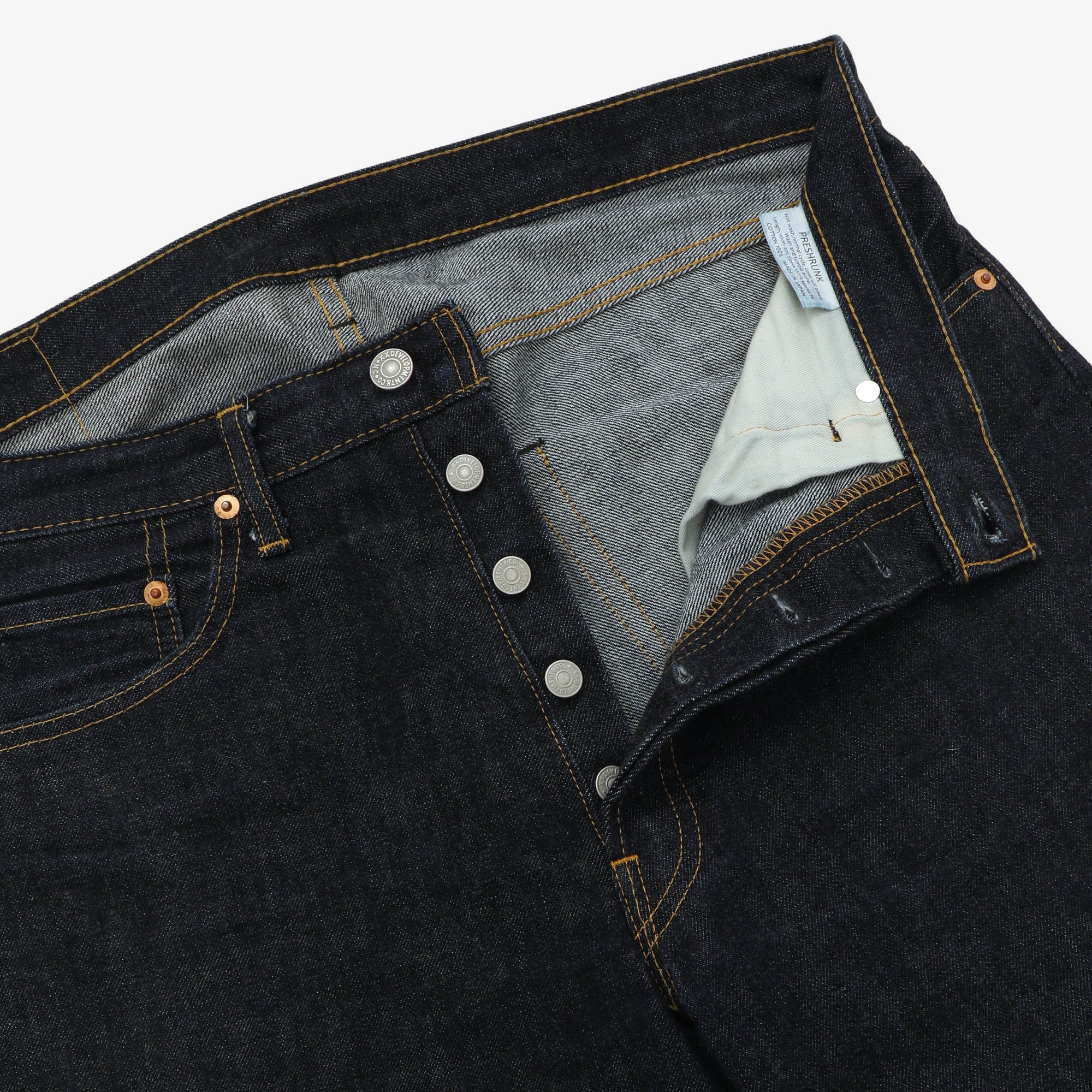NC66E-60 Raw Shrink To Hug Jeans (34W X 27.5L)