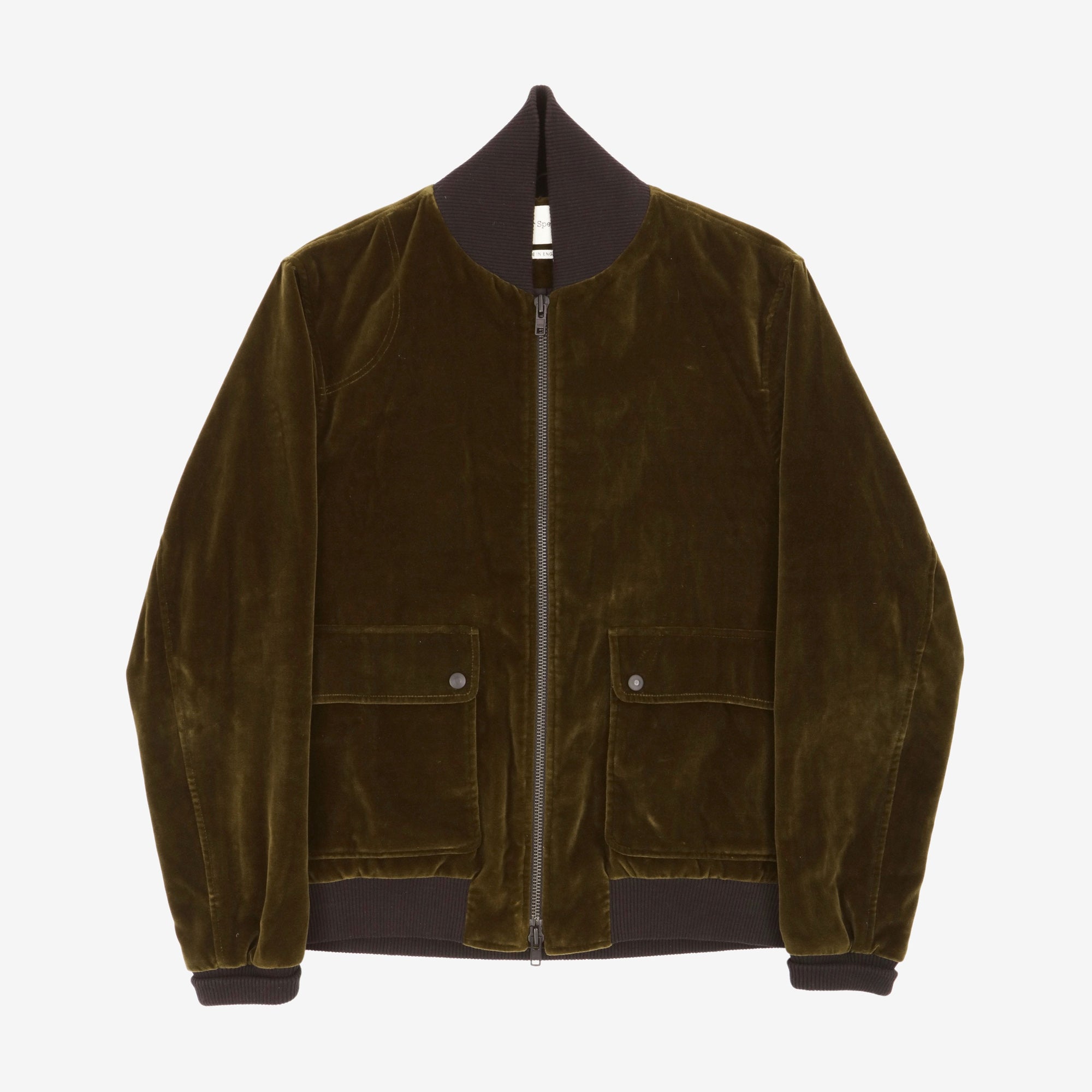 Bermondsey Velvet Bomber Jacket