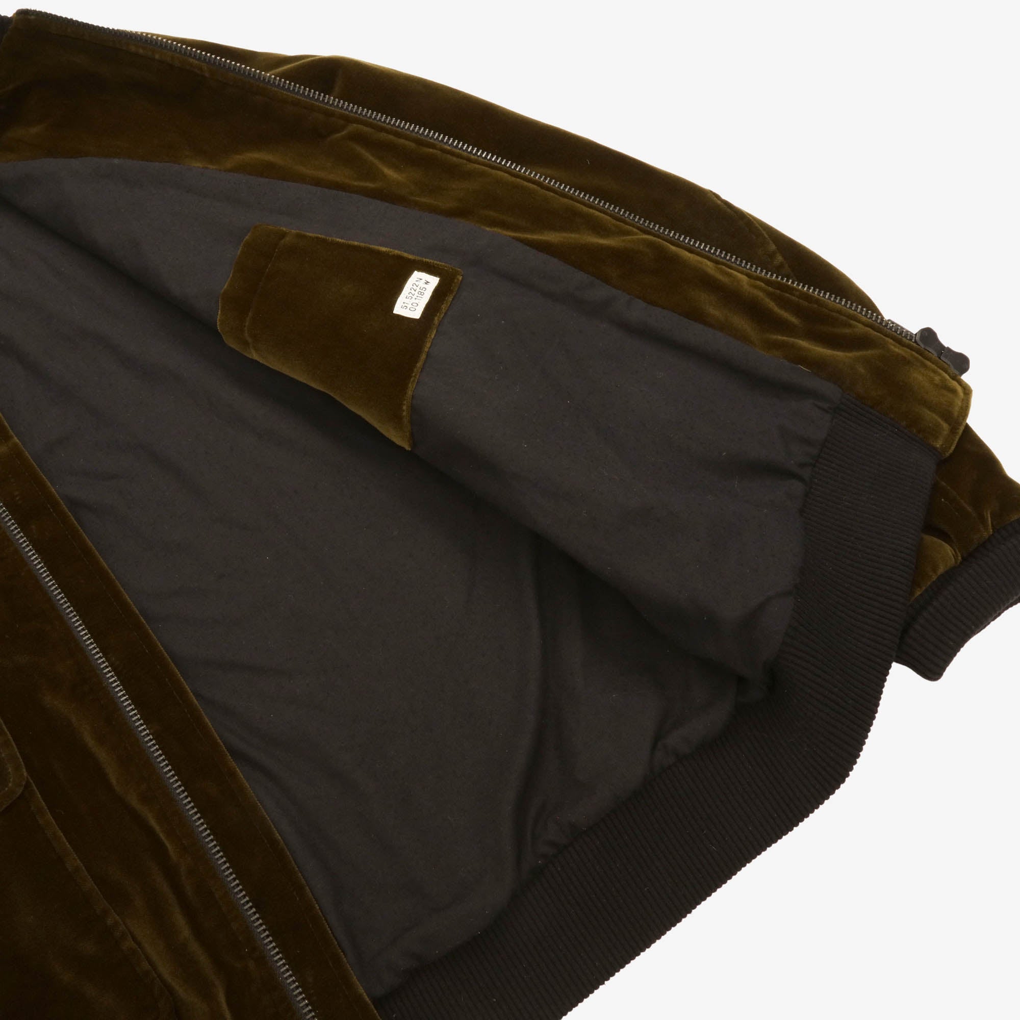 Bermondsey Velvet Bomber Jacket
