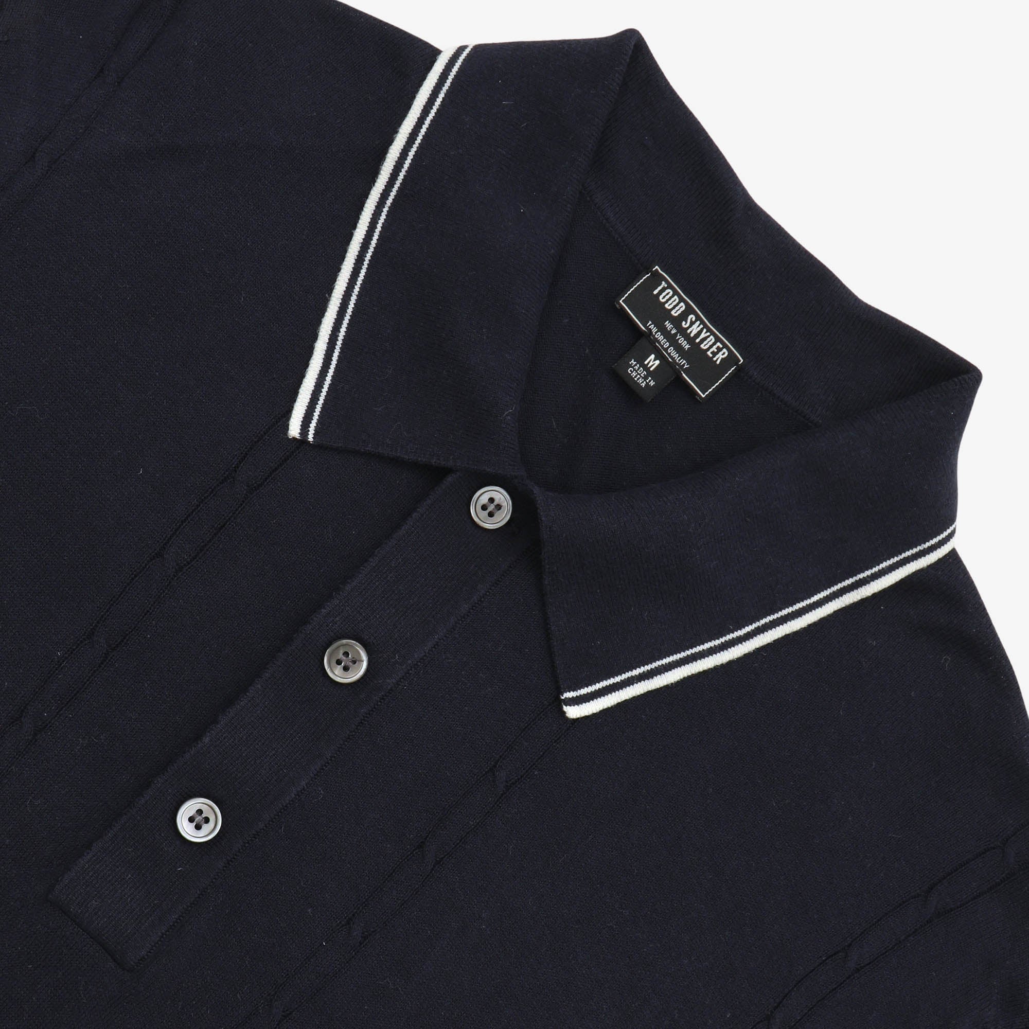Silk Blend LS Knit Polo