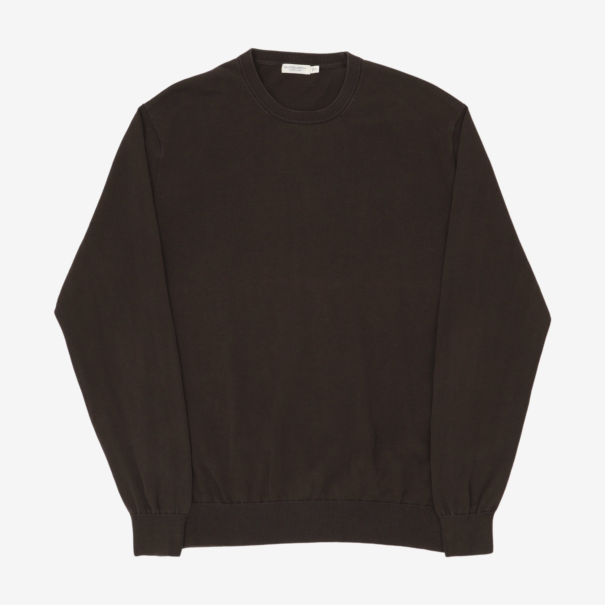 Silk Blend Knit Sweater