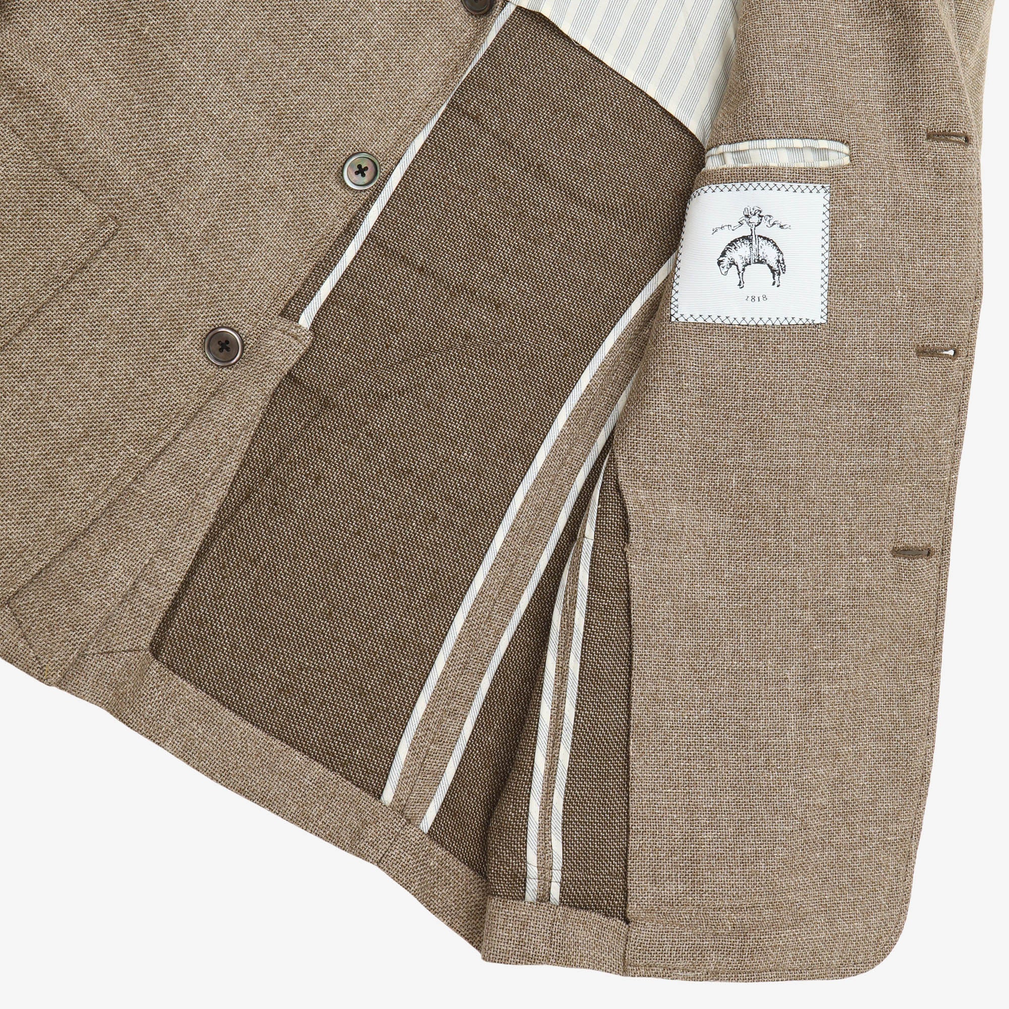Black Fleece Linen Blend Blazer