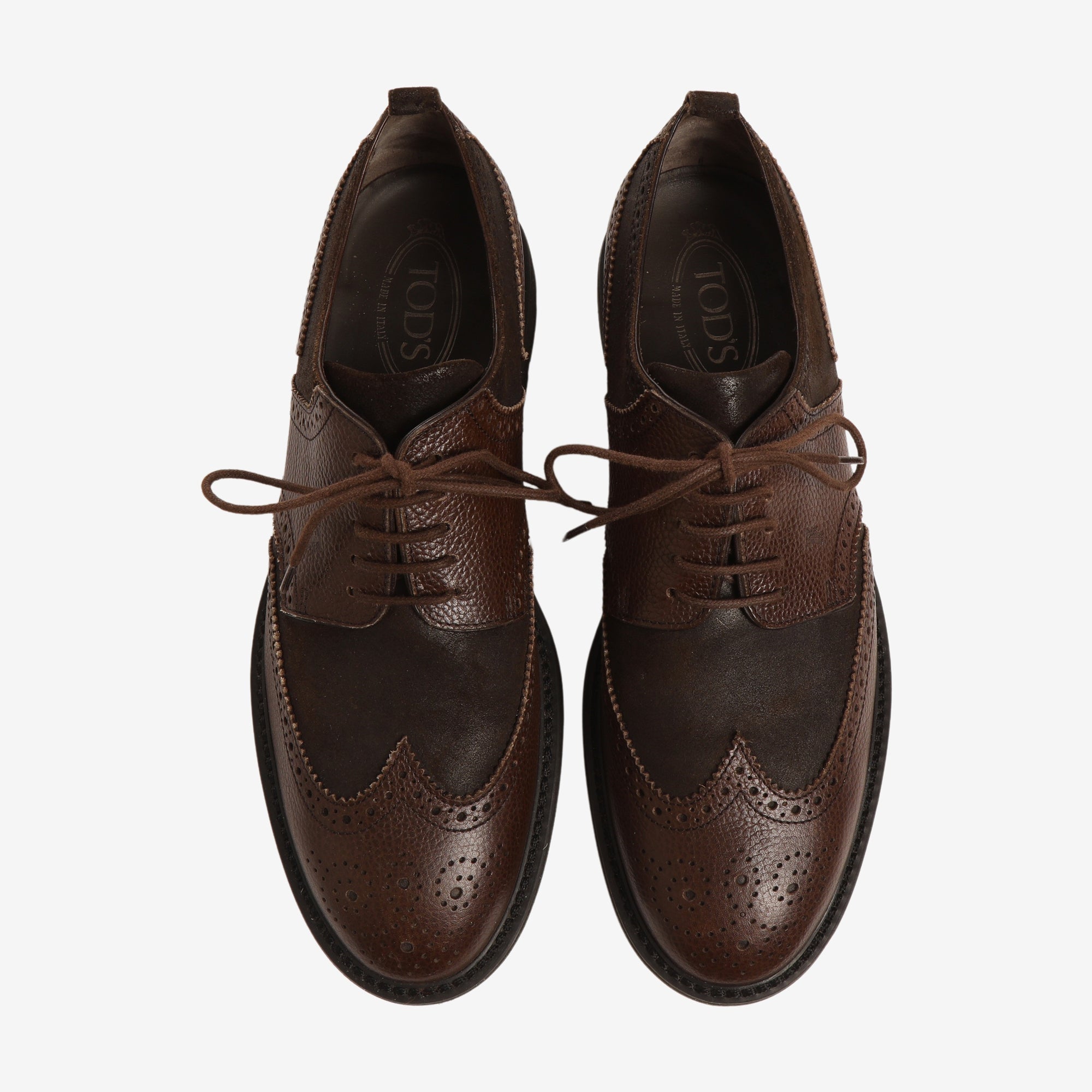Two Tone Leather Brogue
