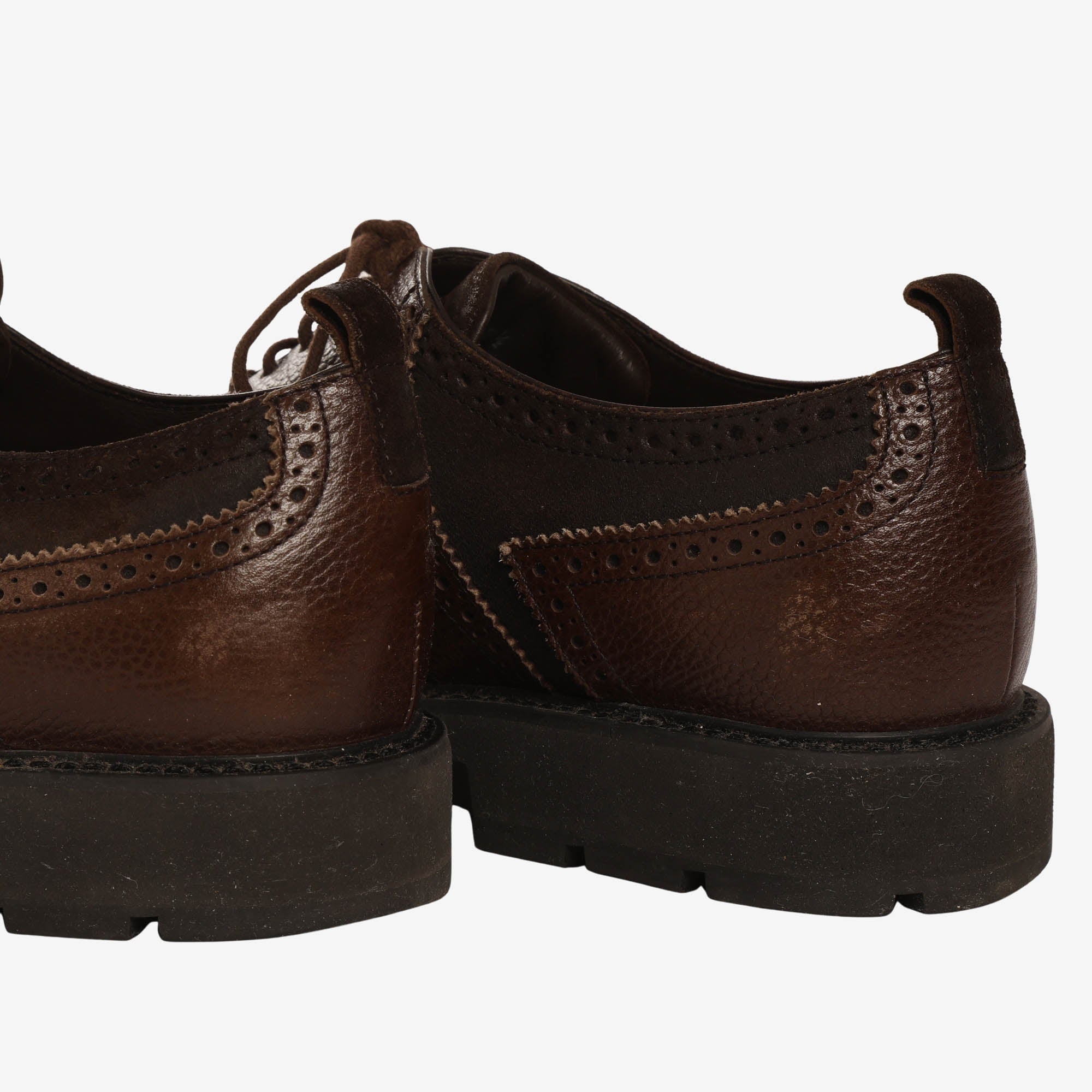 Two Tone Leather Brogue