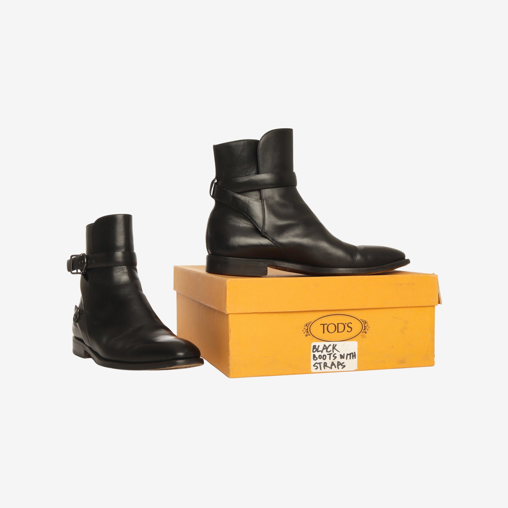 Double Strap Ankle Boots