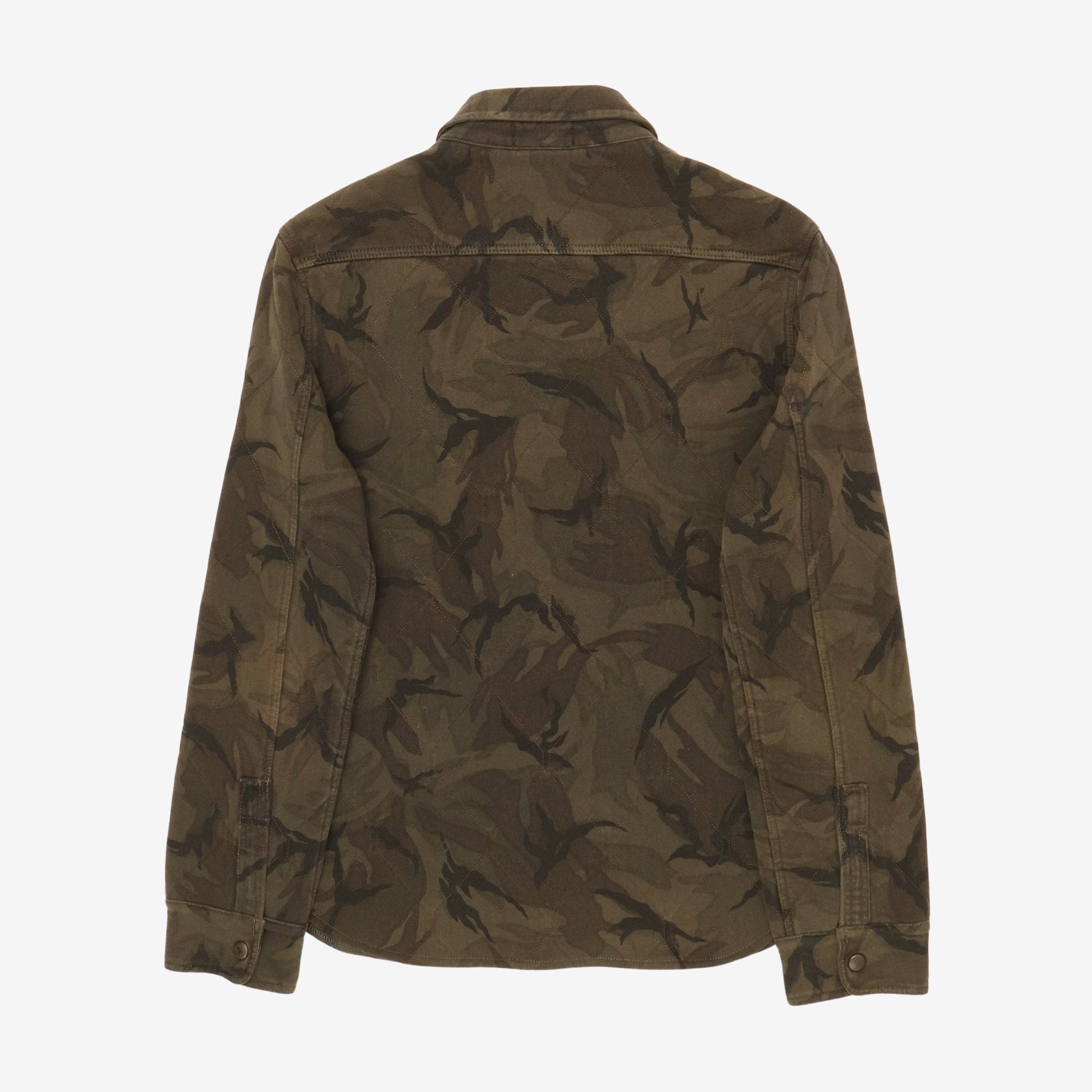 Quilted Sportsman Camo Work Overshirt
