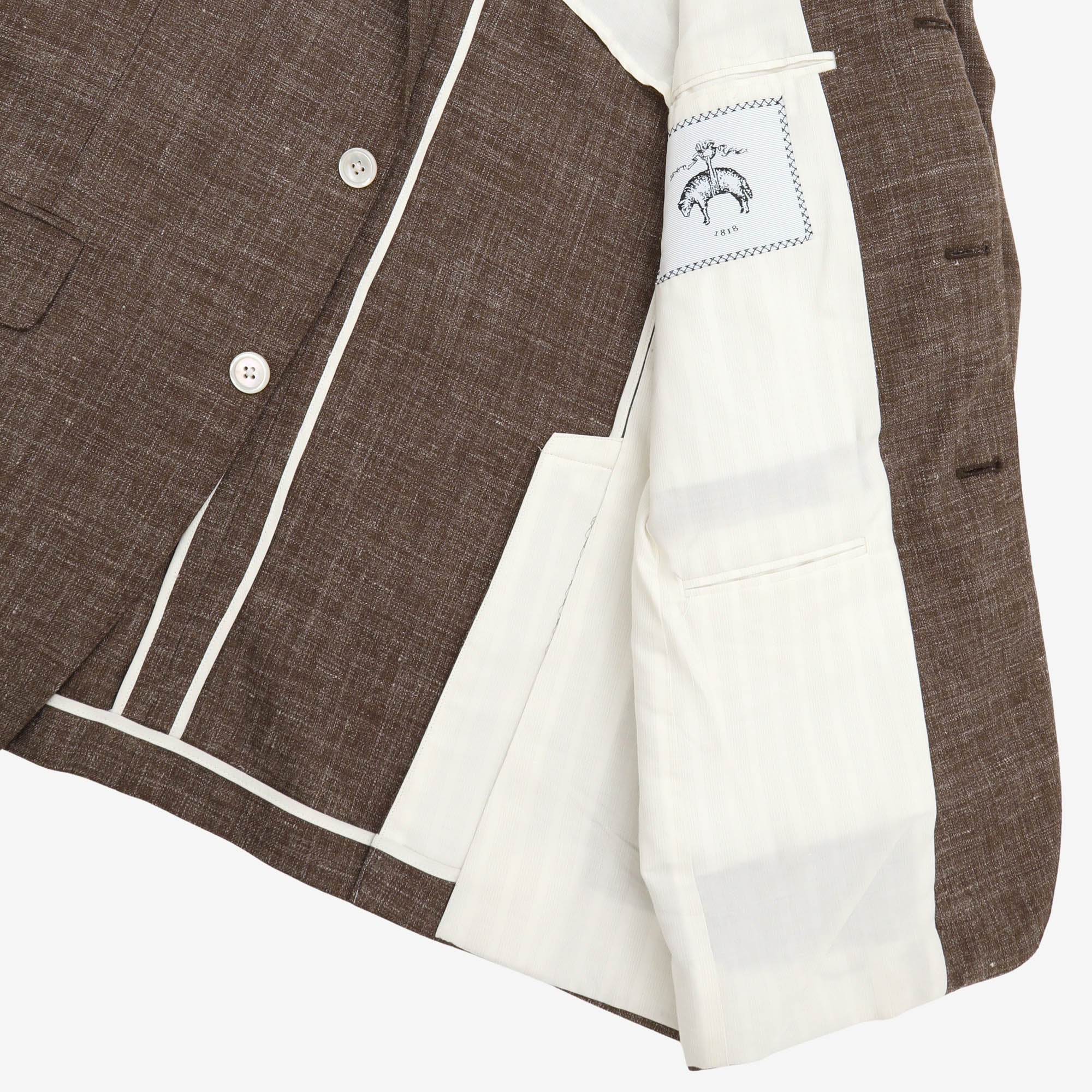 Black Fleece Silk Linen Blazer