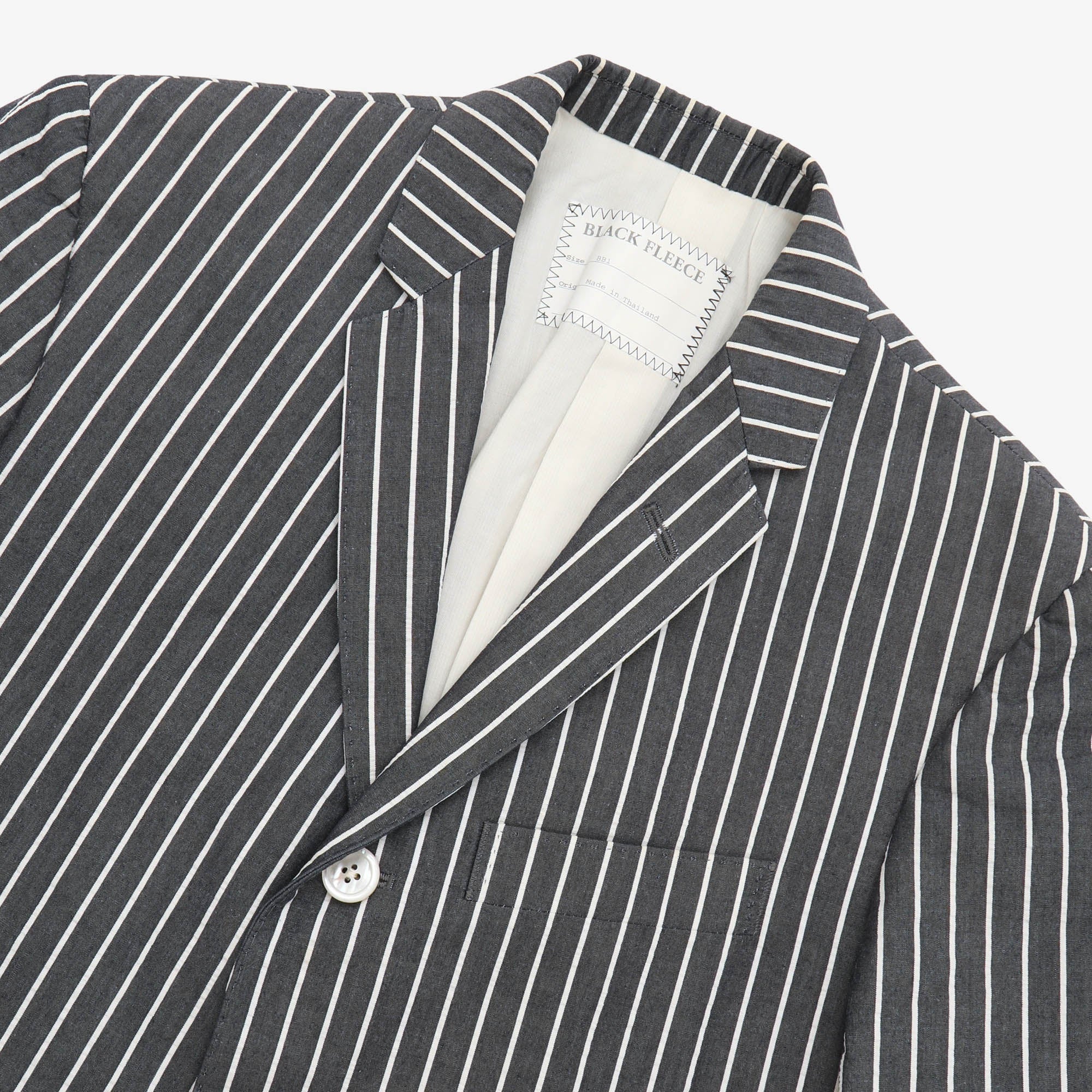 Black Fleece Seersucker Stripe Blazer