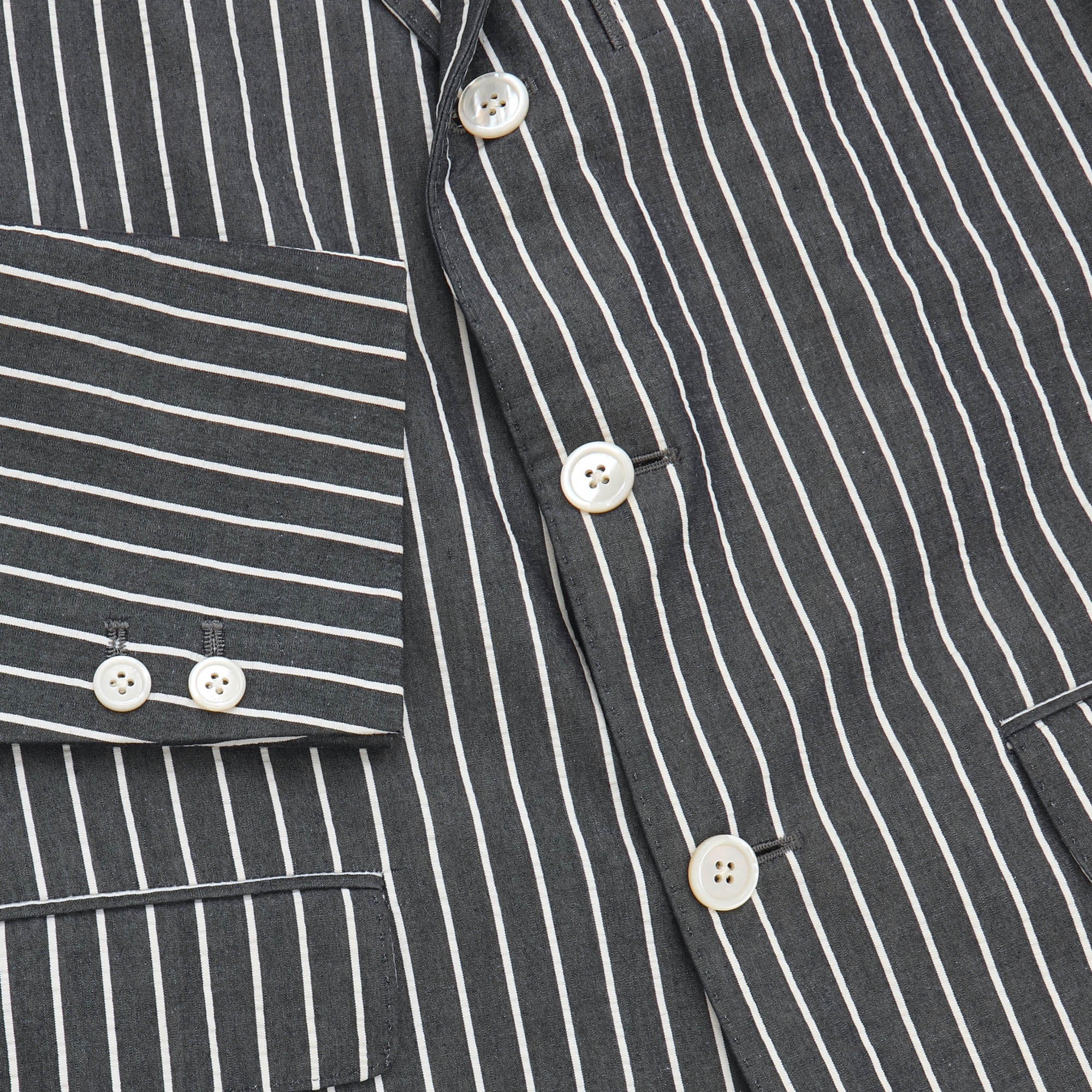 Black Fleece Seersucker Stripe Blazer