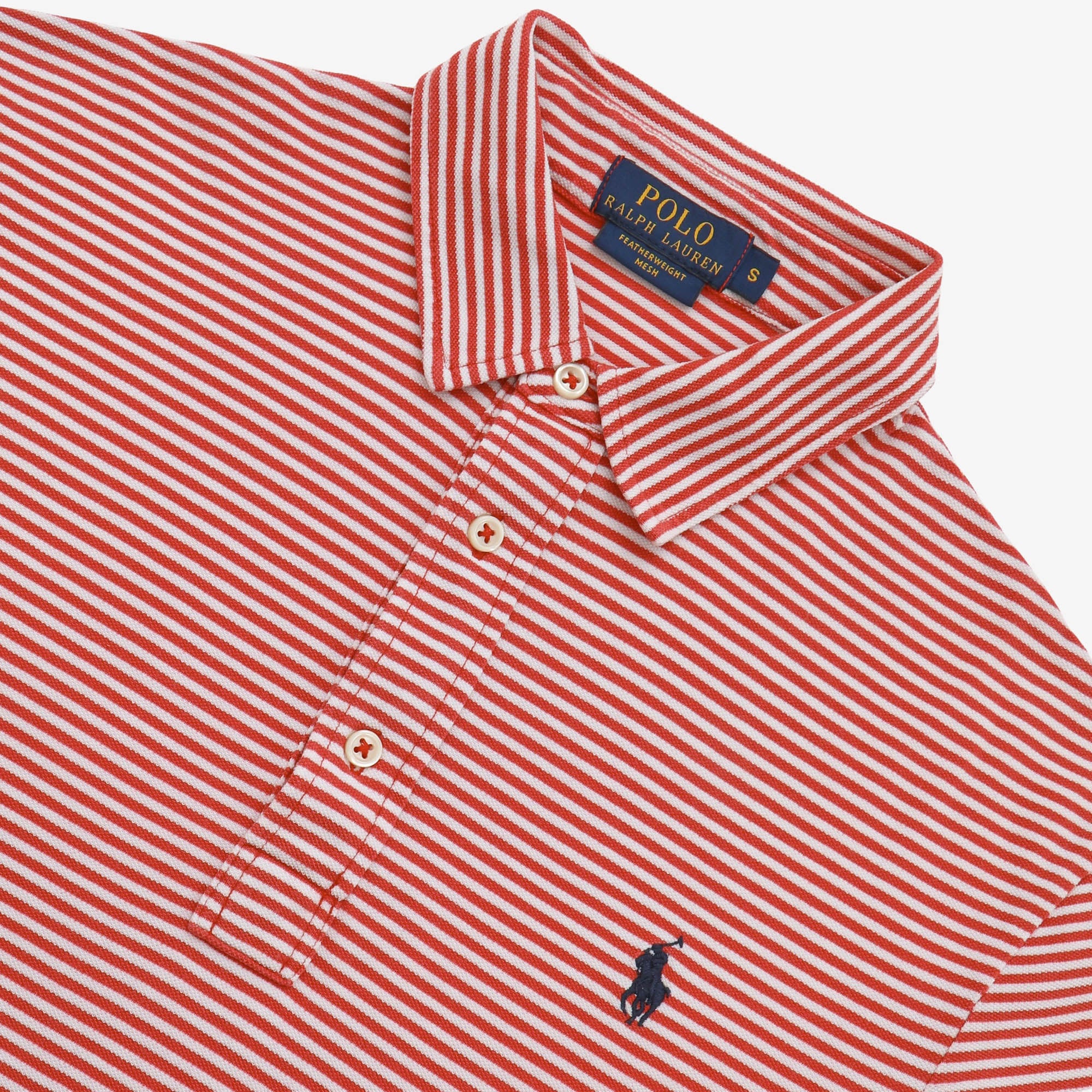 Featherweight Mesh Striped Polo