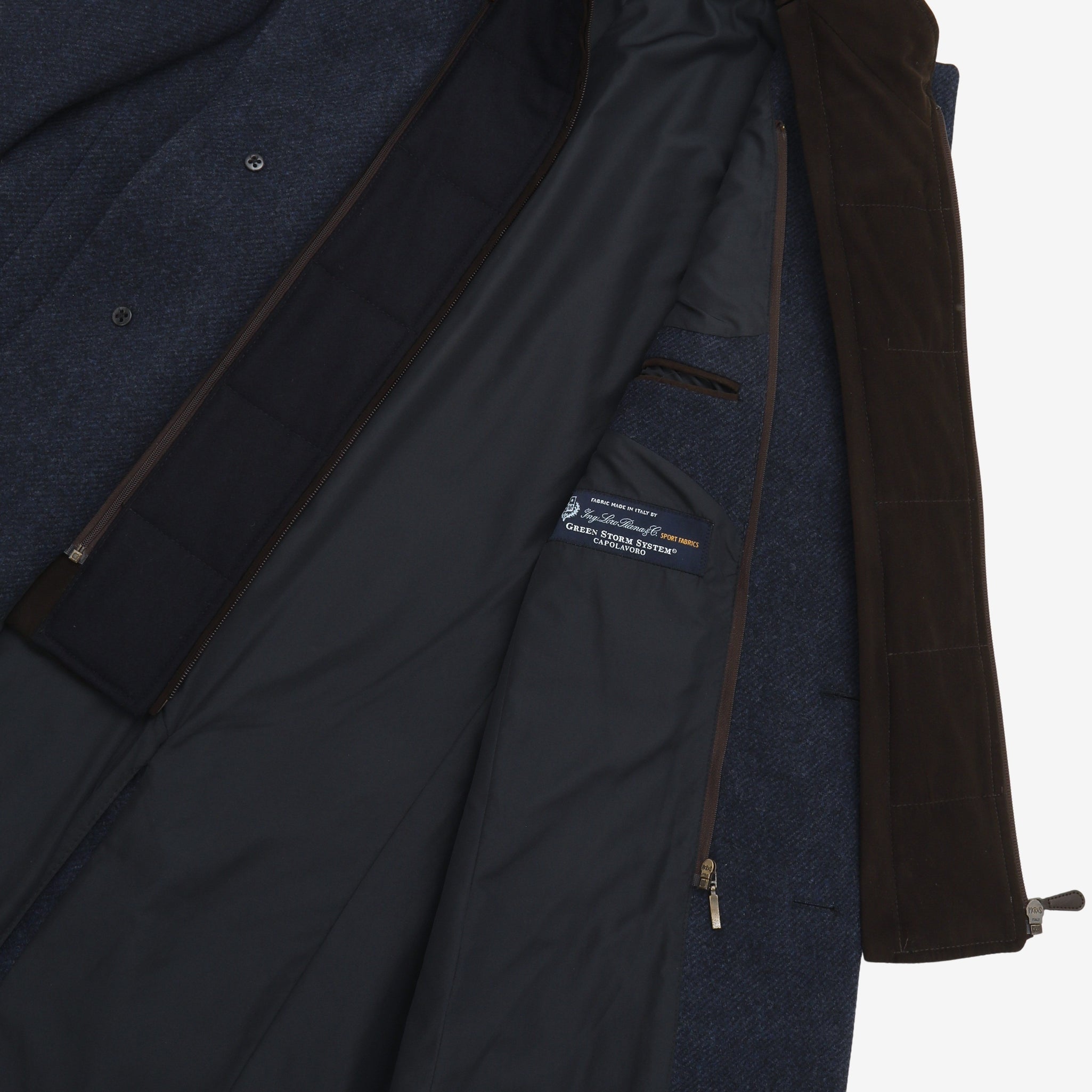 Storm System Lined Half Coat