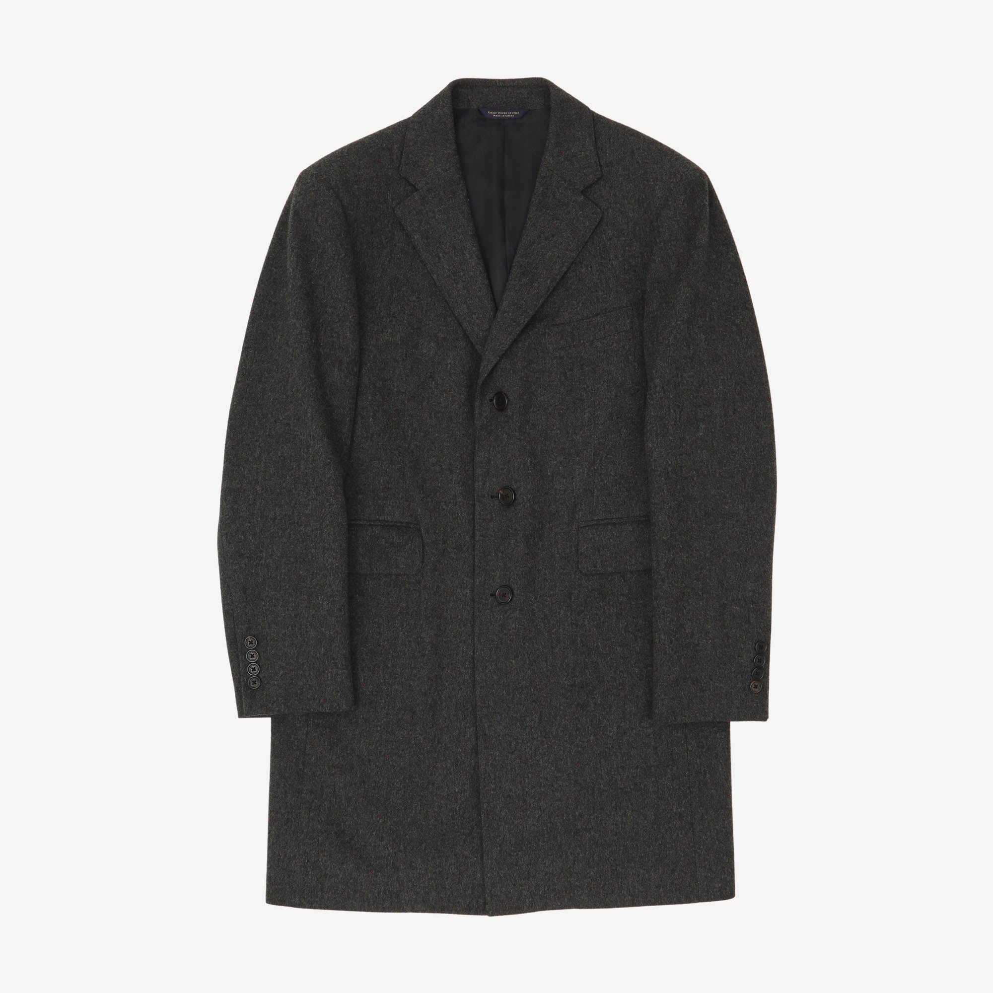 3/4 Wool Topcoat (Loro Piana)