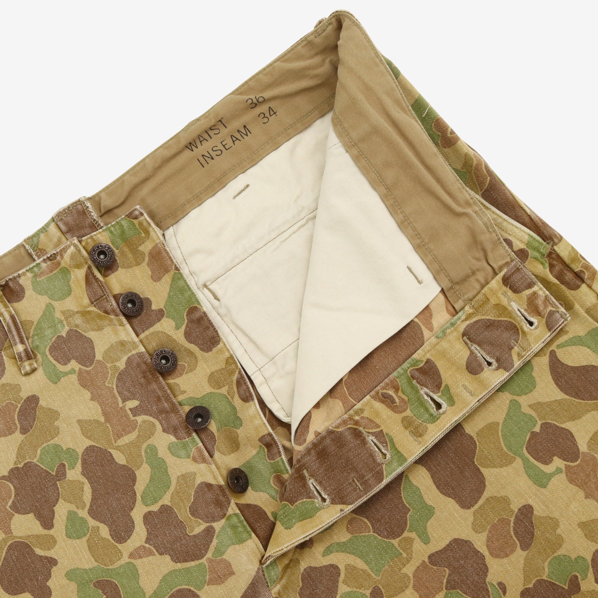 Military Camo Chino Pants (38W X 31.5L)
