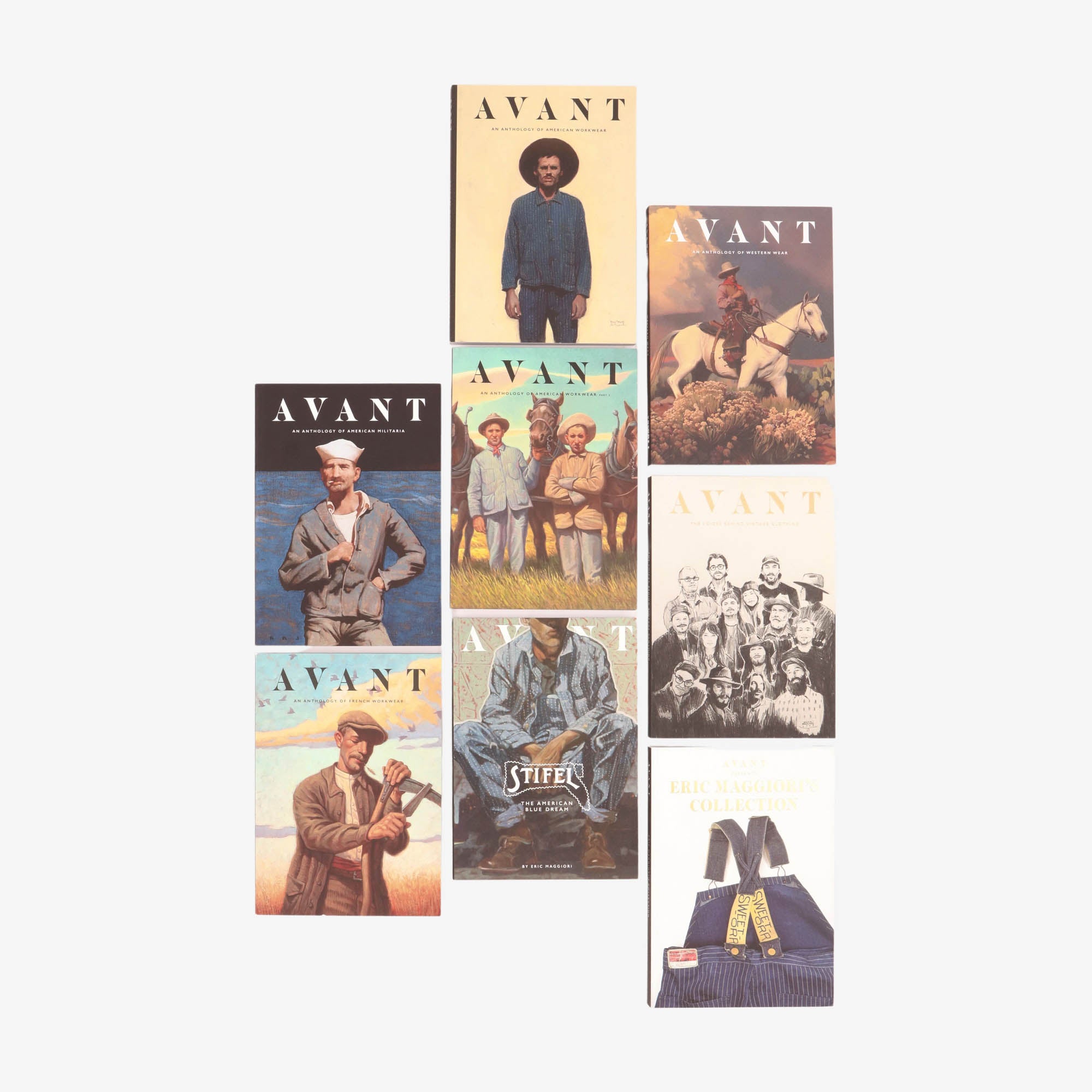 A Collection of 8 Avant Magazines