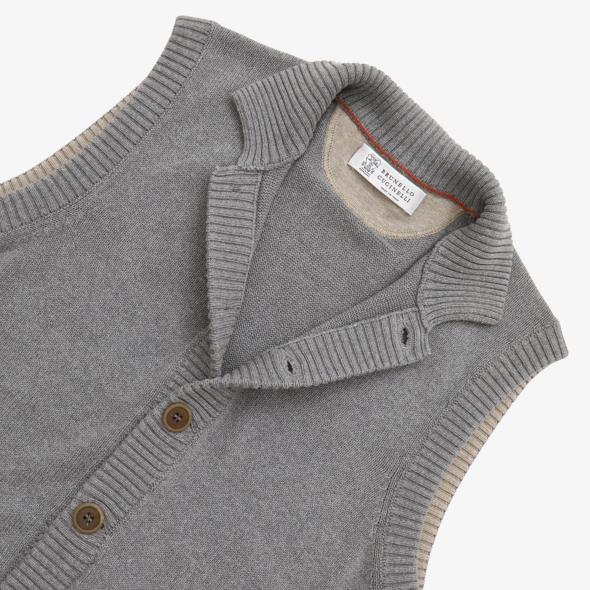 Button Up Knit Vest