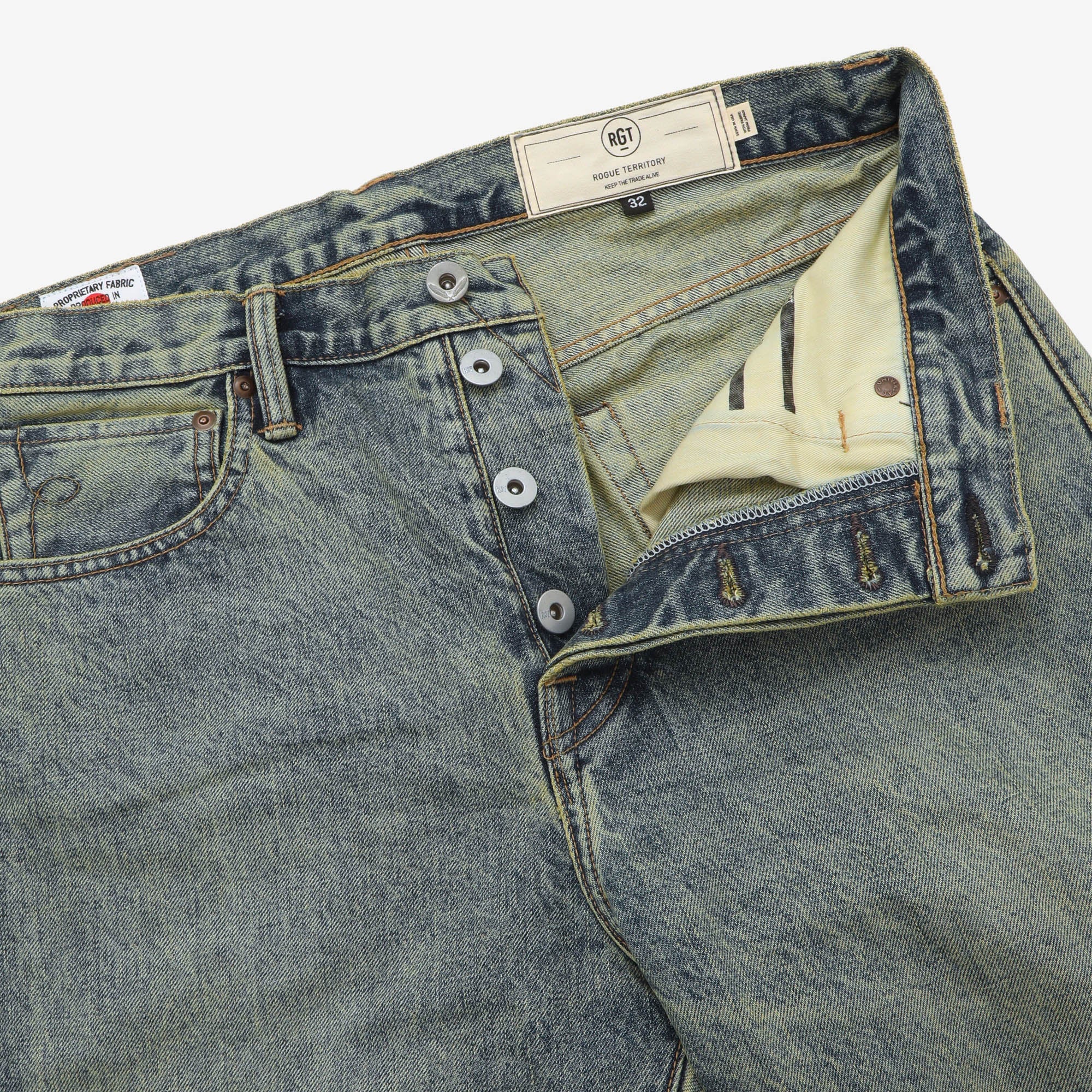 Straight Leg Strider Selvedge Jeans (32W X 28L)