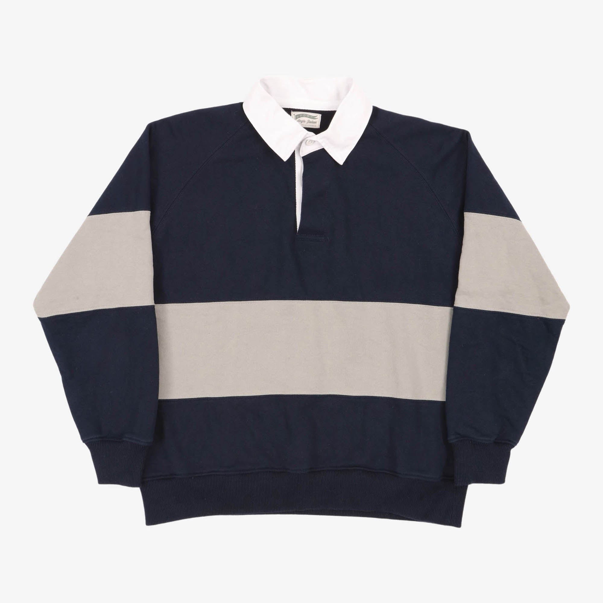 Stripe Rugby Sweatshirt