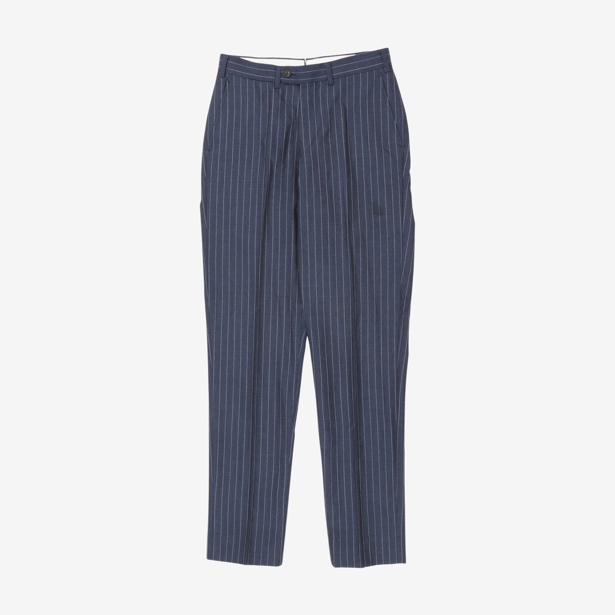 Wool Pinstripe Suit