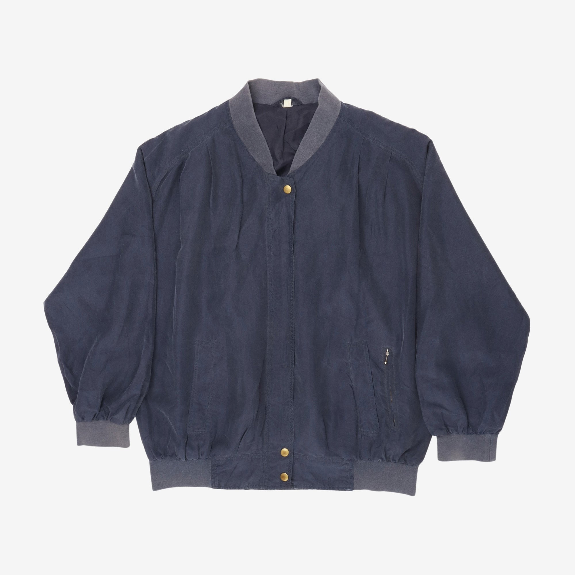 Silk Bomber Jacket