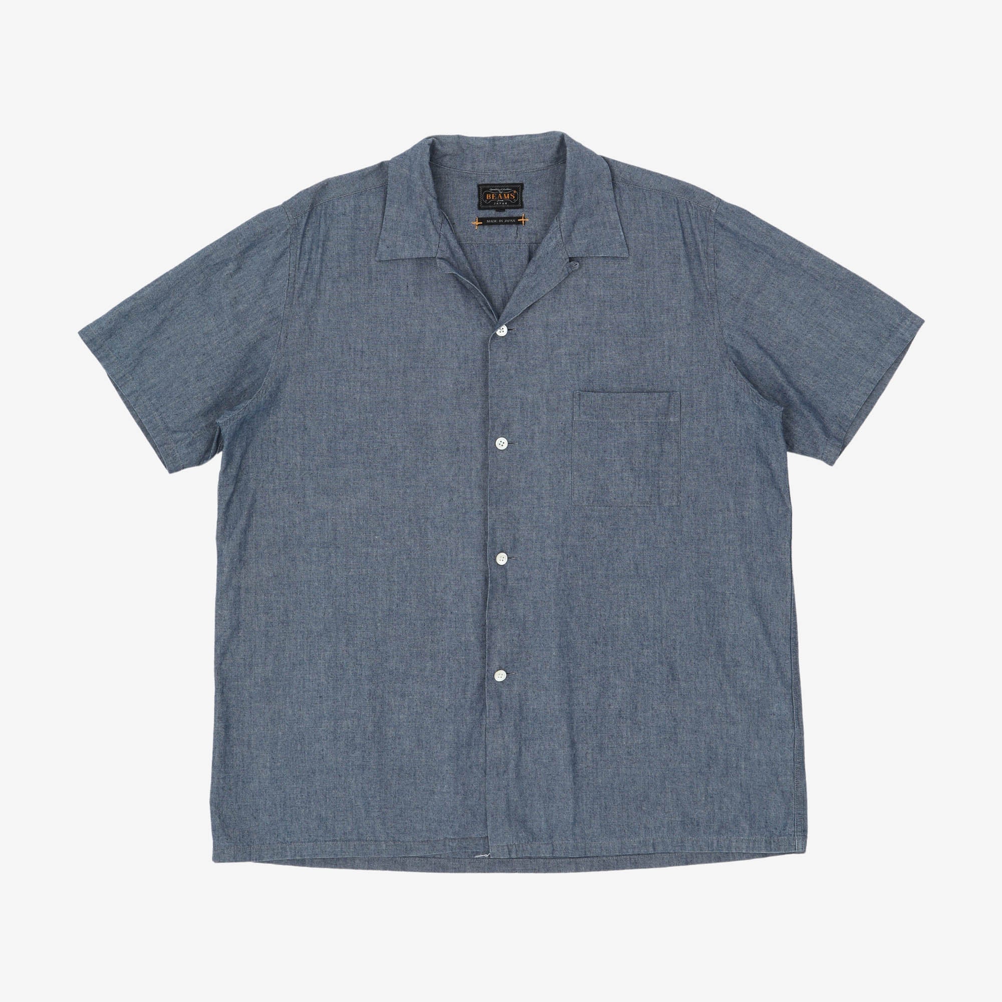 Camp Collar Chambray Shirt