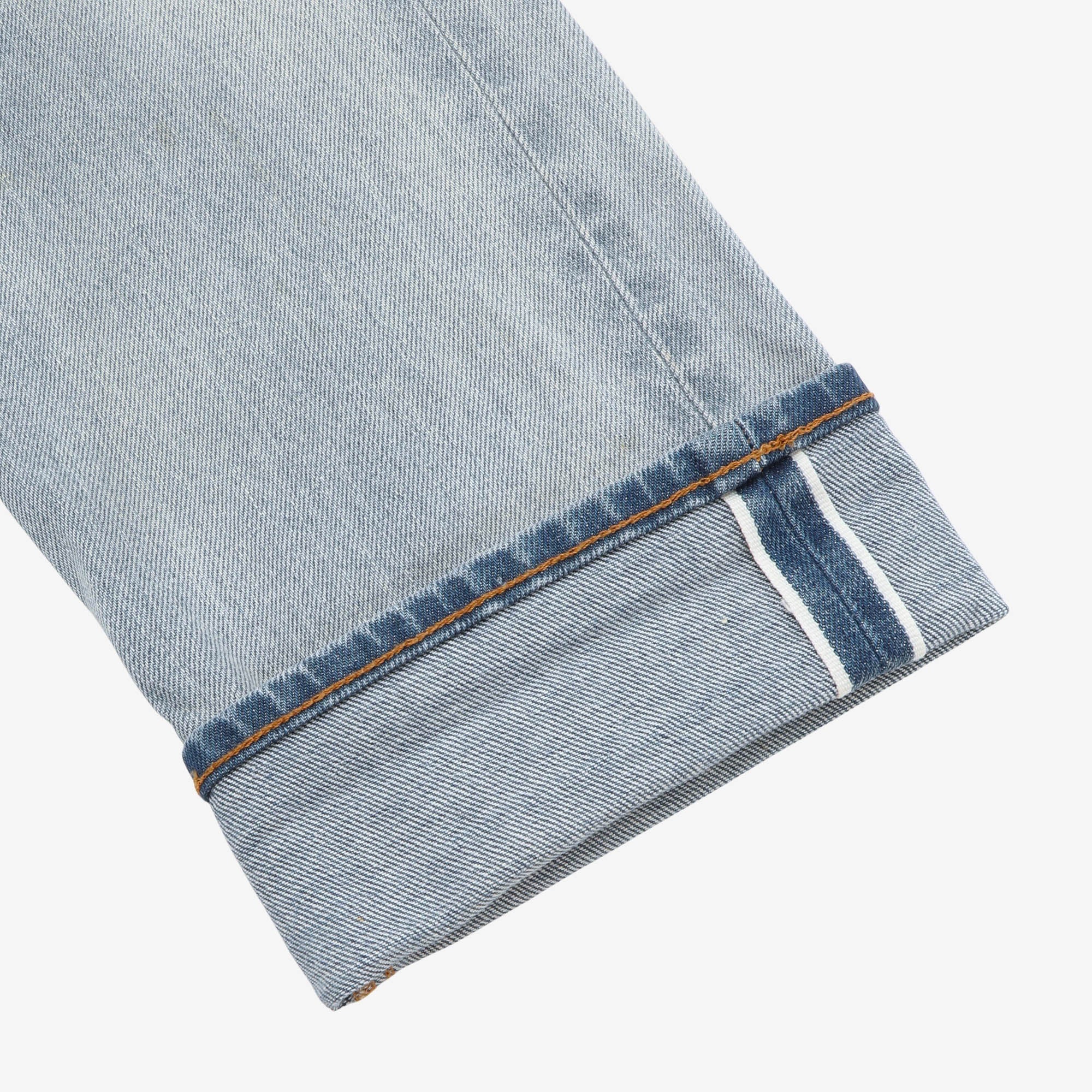Blue Tab 502 Tapered Selvedge Denim (35W X 30L)