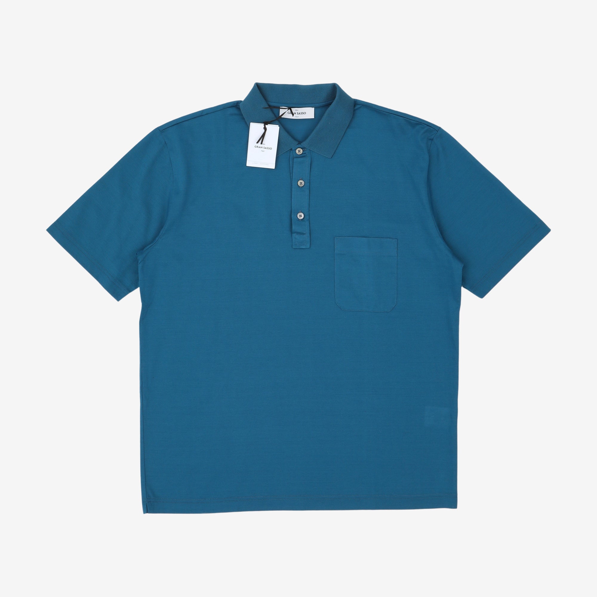 Fine Knit Pocket Polo