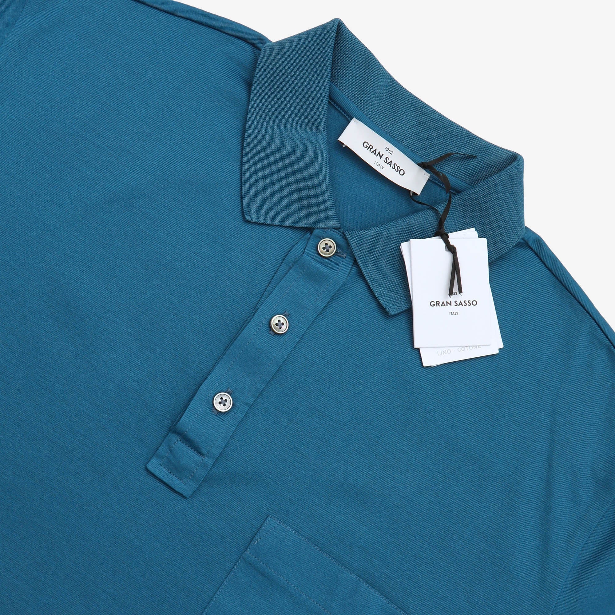 Fine Knit Pocket Polo